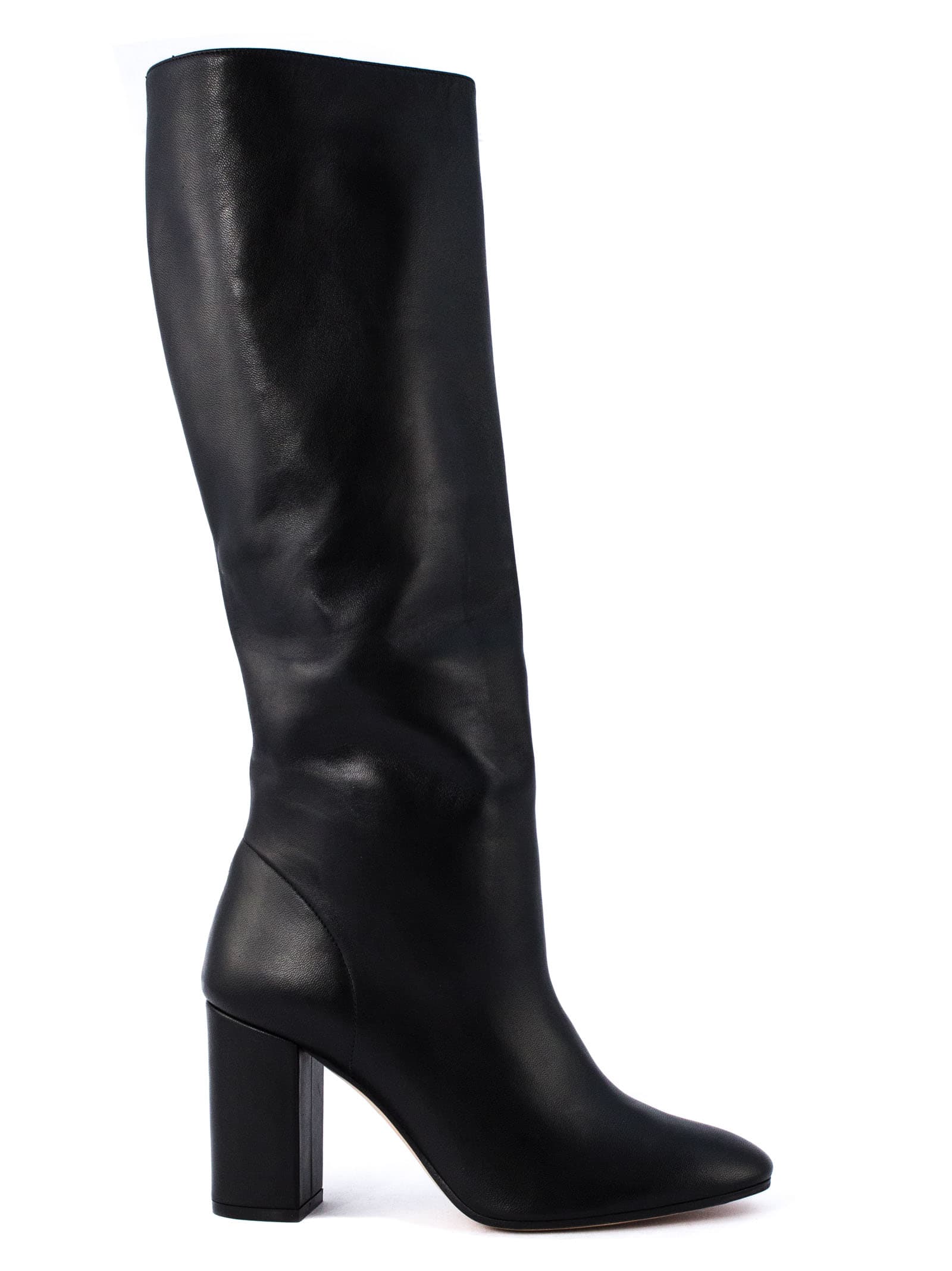 Aldo Castagna Black Leather Acqua Boots In Nero