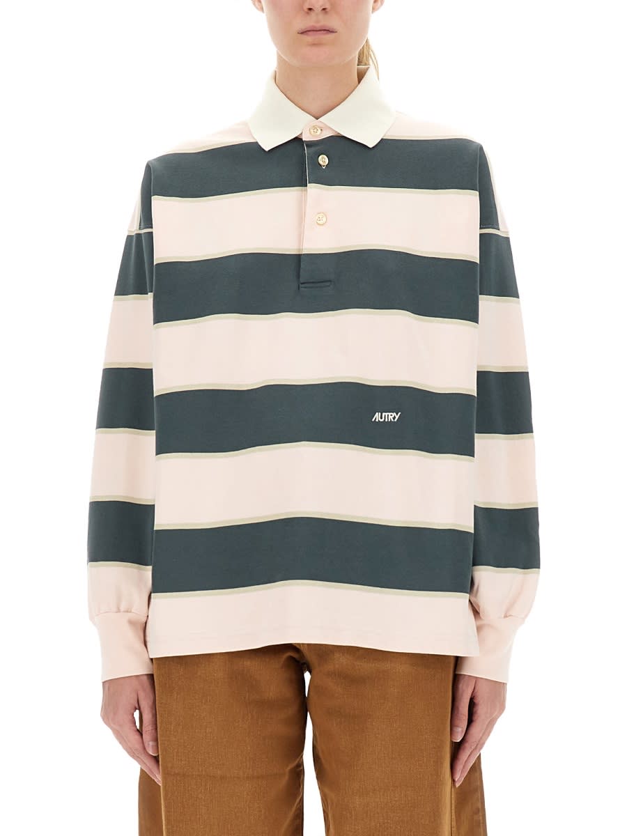 Theory Striped Polo
