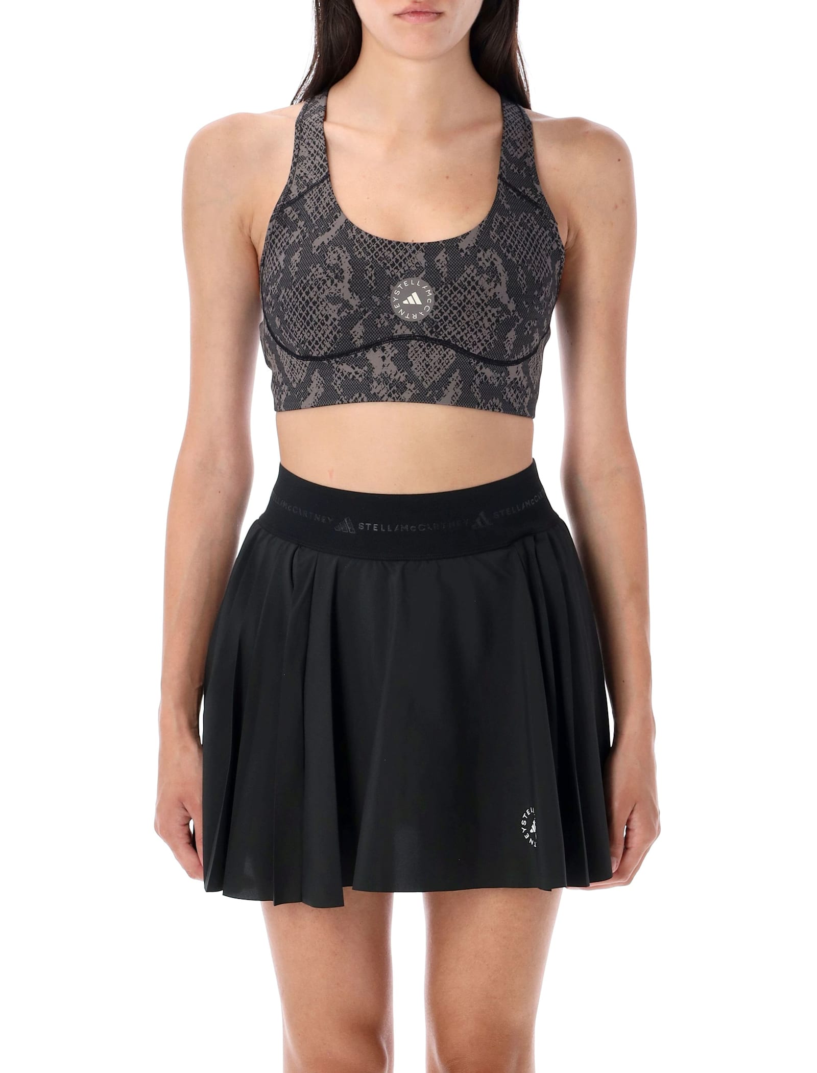 Adidas By Stella Mccartney Power Impact Training Bra In Black