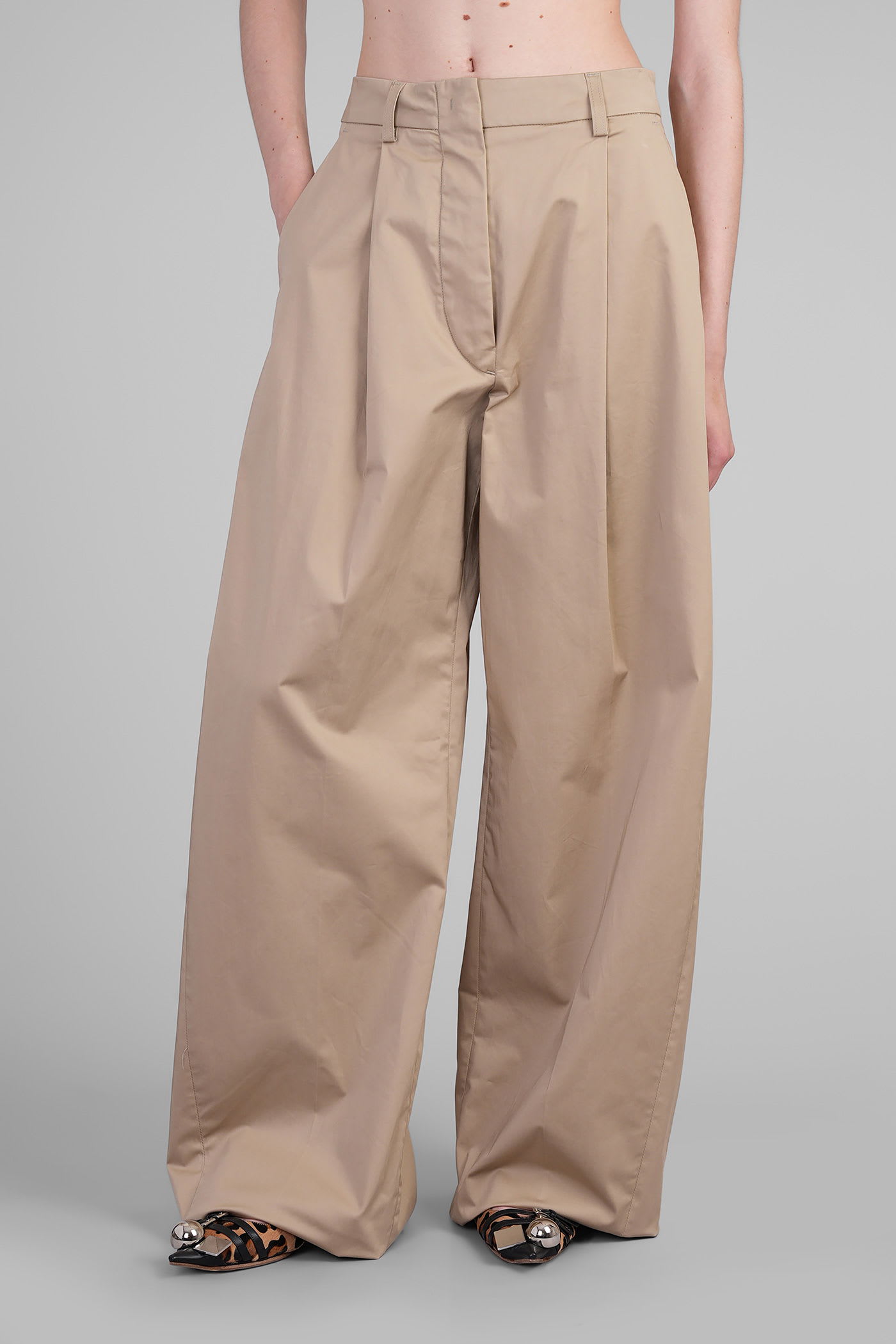 Billie 3111 Pants In Beige Cotton
