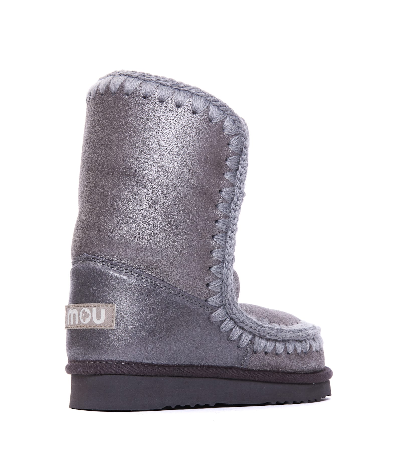 Shop Mou Eskimo 24 Boots In Grey