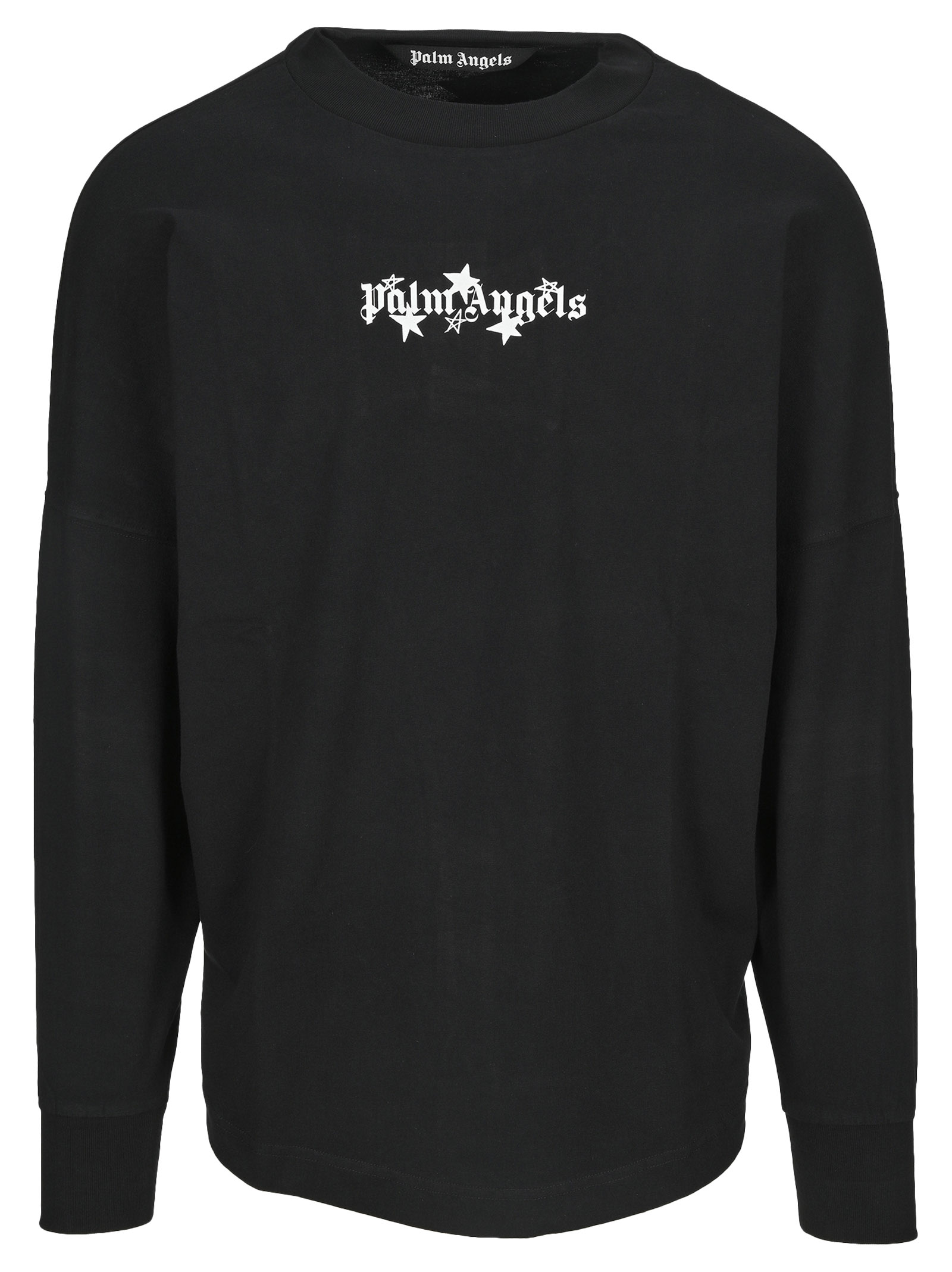 Palm Angels Black Shooting Stars Long Sleeve T-Shirt | Smart Closet