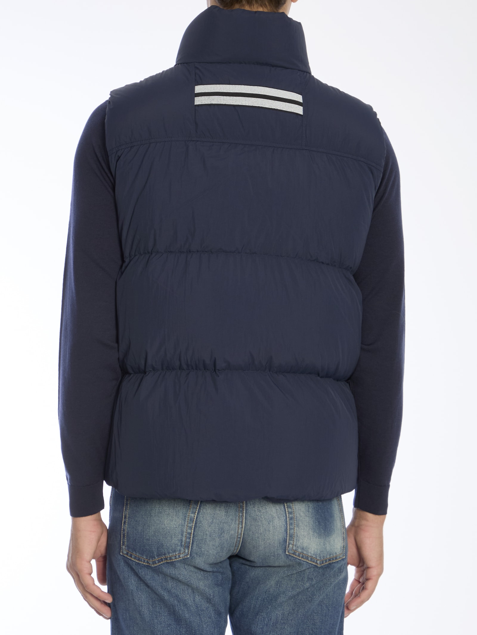 Shop Canada Goose Lawrence Puffer Vest In Blue