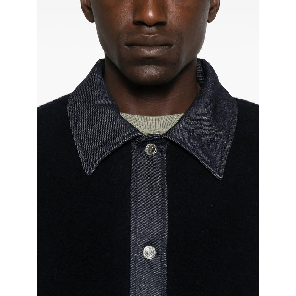 Apc A.p.c. Outerwears In Blue