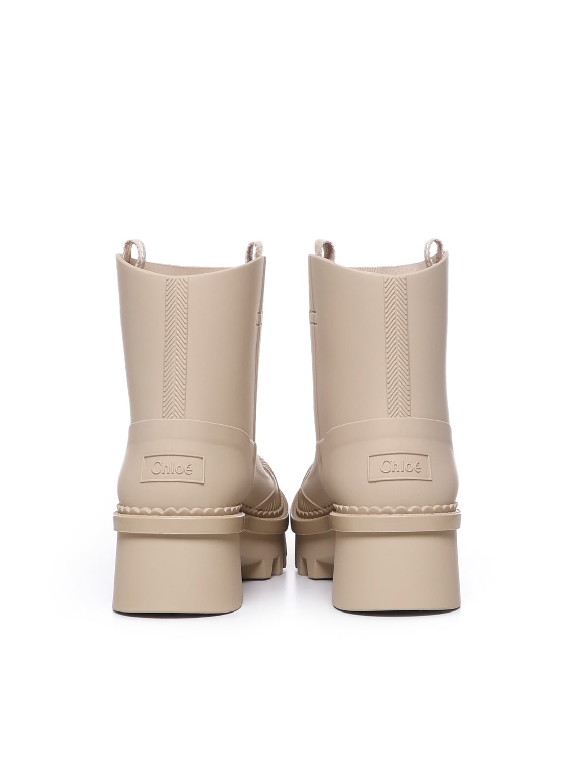 Shop Chloé Raina Rain Boots In Pink