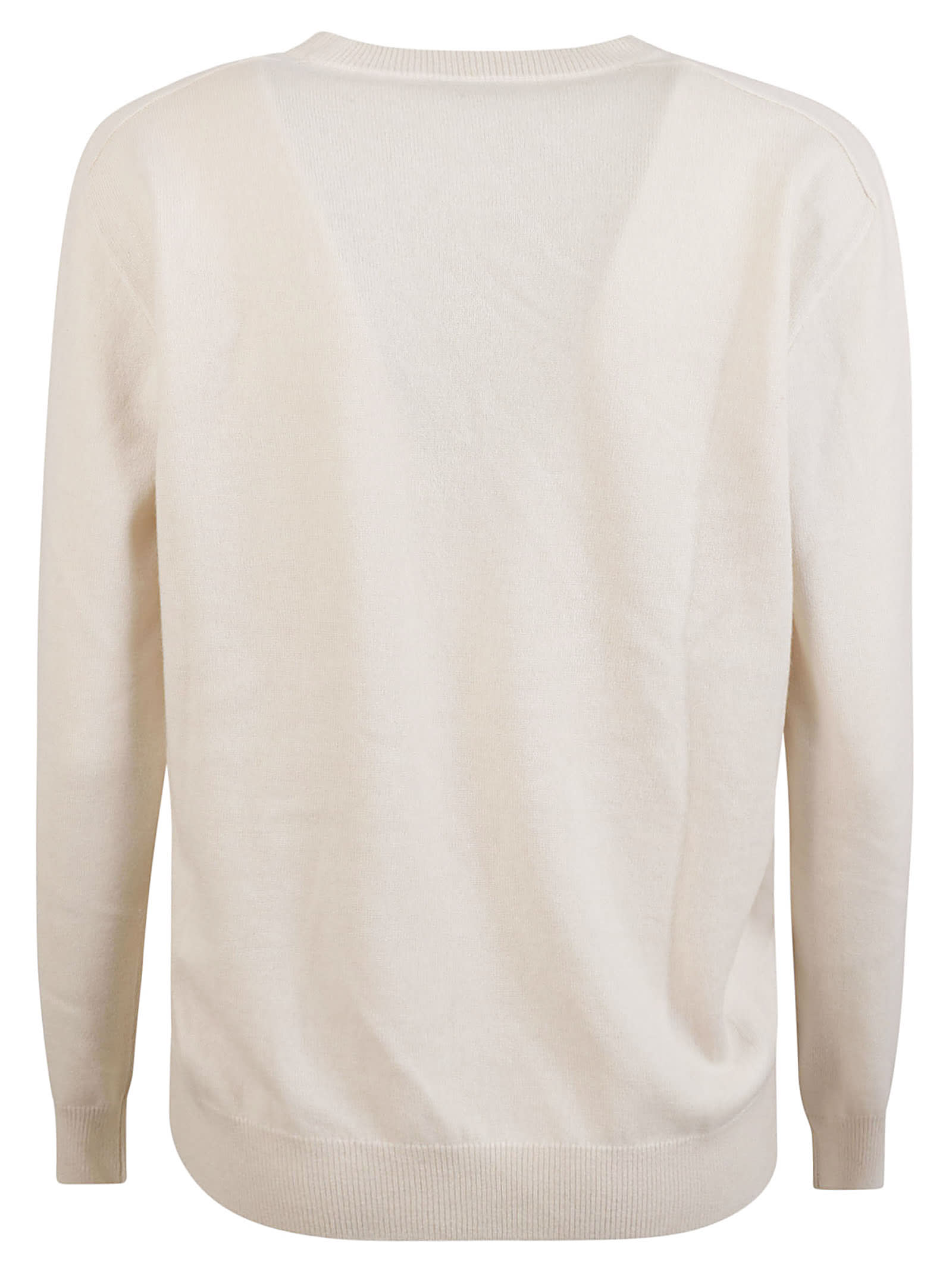 Shop Brunello Cucinelli Embellished Ribbed Sweater In Panama