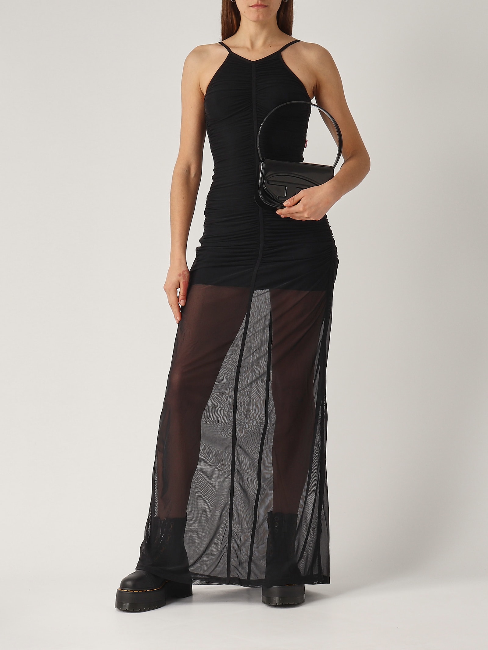 Diesel D-amami Dresses Black In Nero