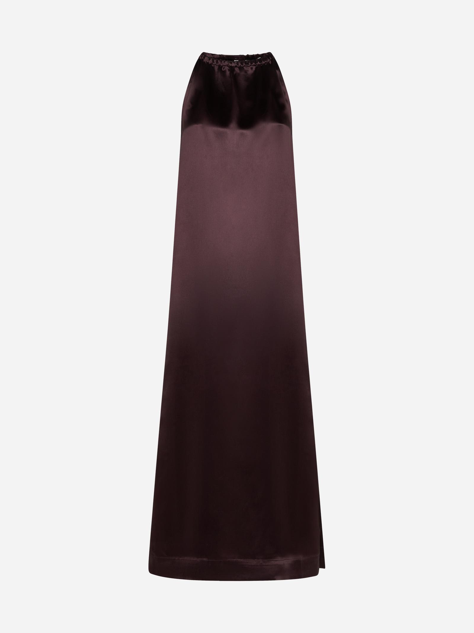 Morene Silk Long Dress
