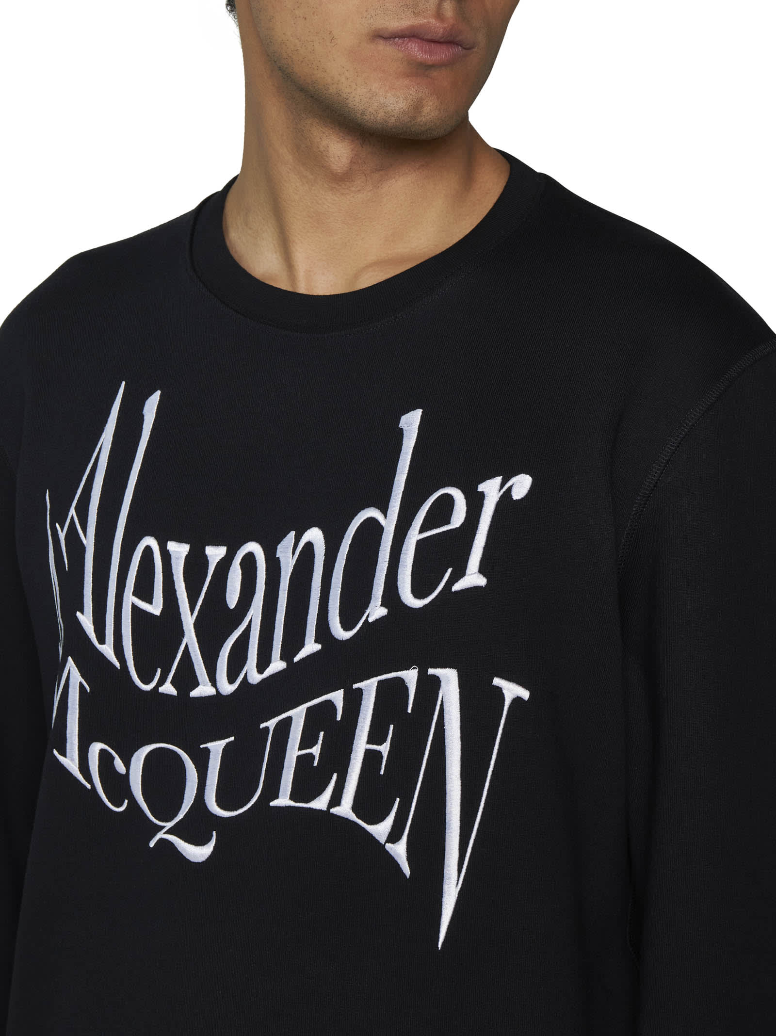Shop Alexander Mcqueen Fleece In Black