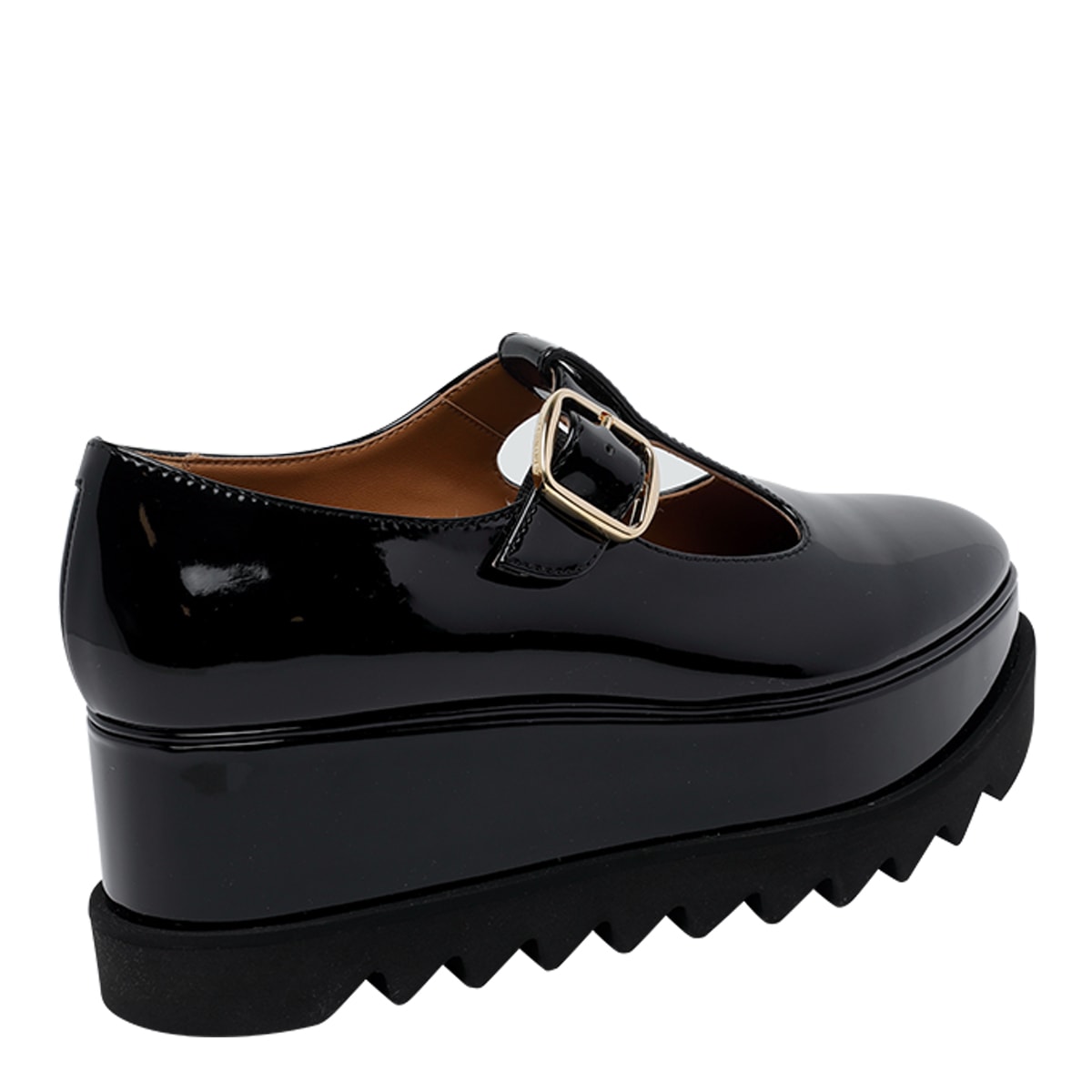 Stella Mccartney Limited Edition Elyse Monochrome Platform Shoes In Black
