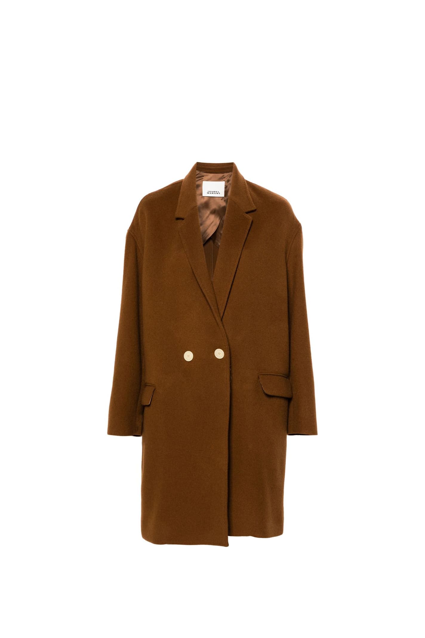 Brown Wool Blend Efegozi Coat