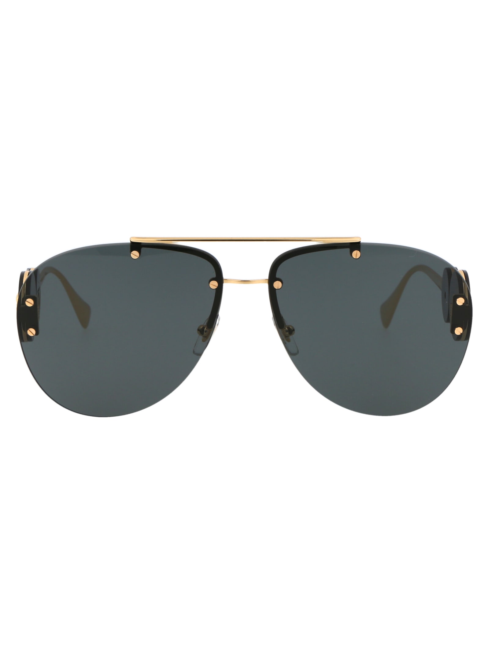 Shop Versace 0ve2250 Sunglasses In 100287 Gold