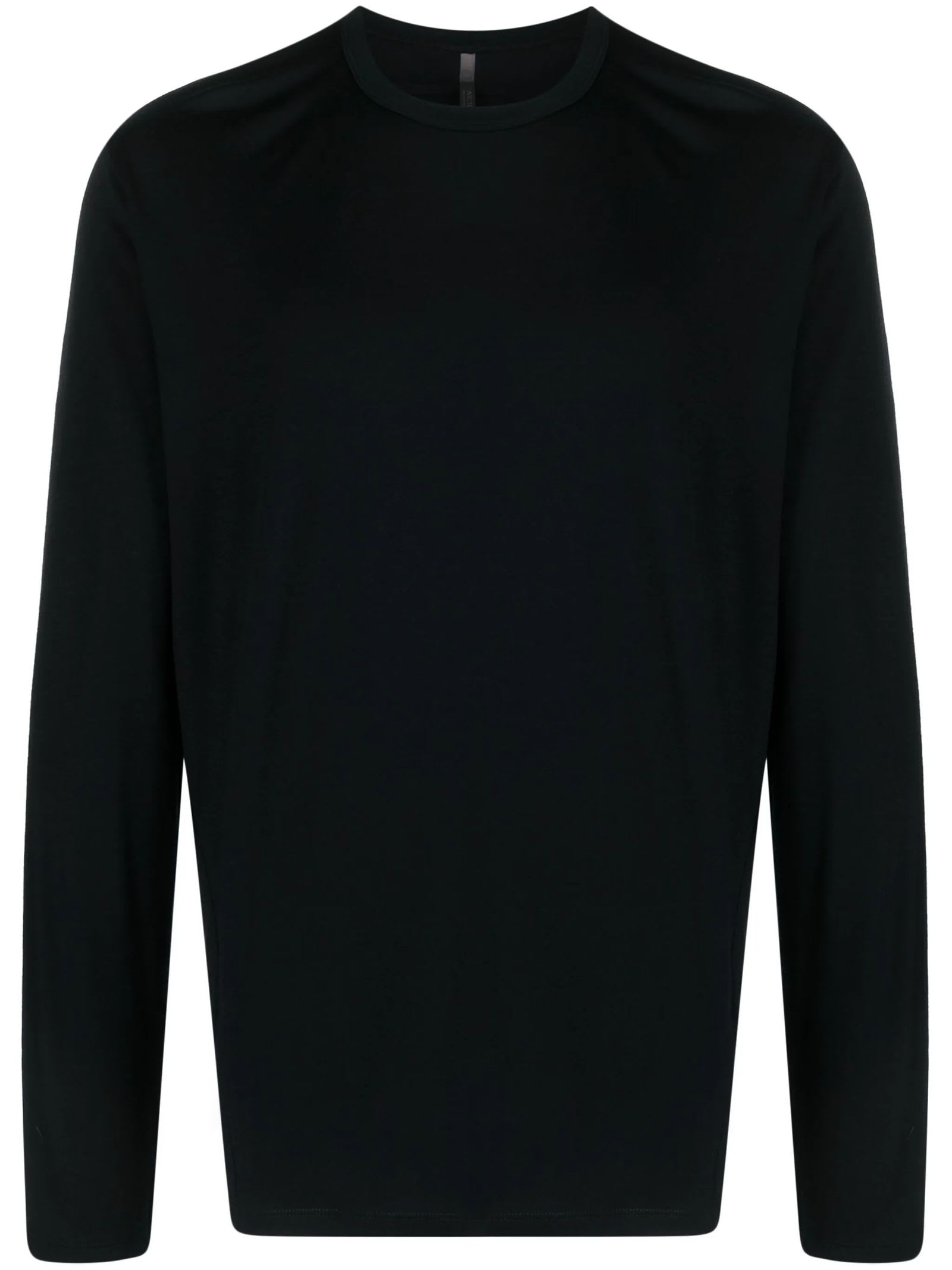 arc'teryx veilance black wool blend t-shirt