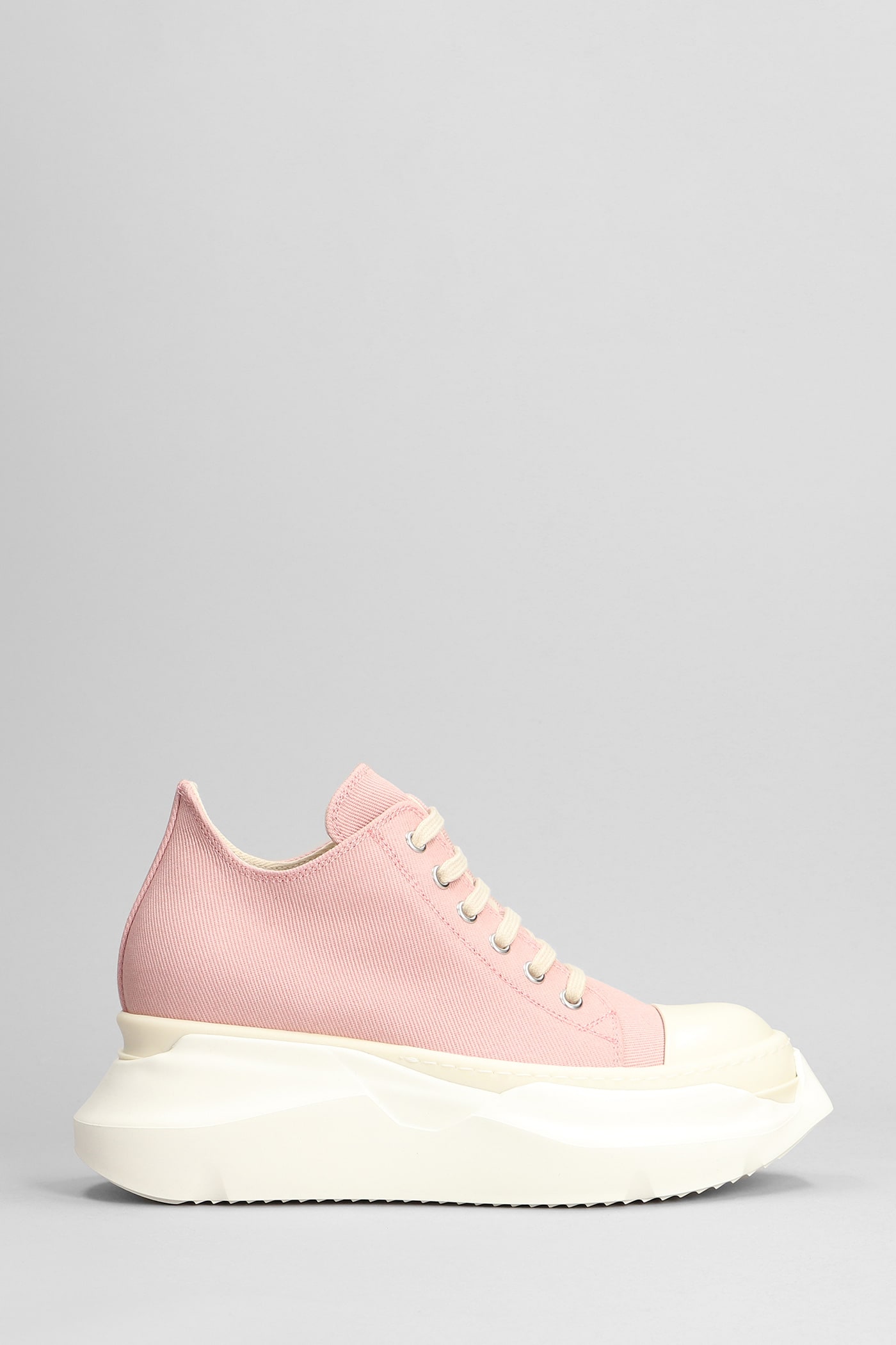 Drkshdw Abstract Low Sneakers In Rose-pink Denim