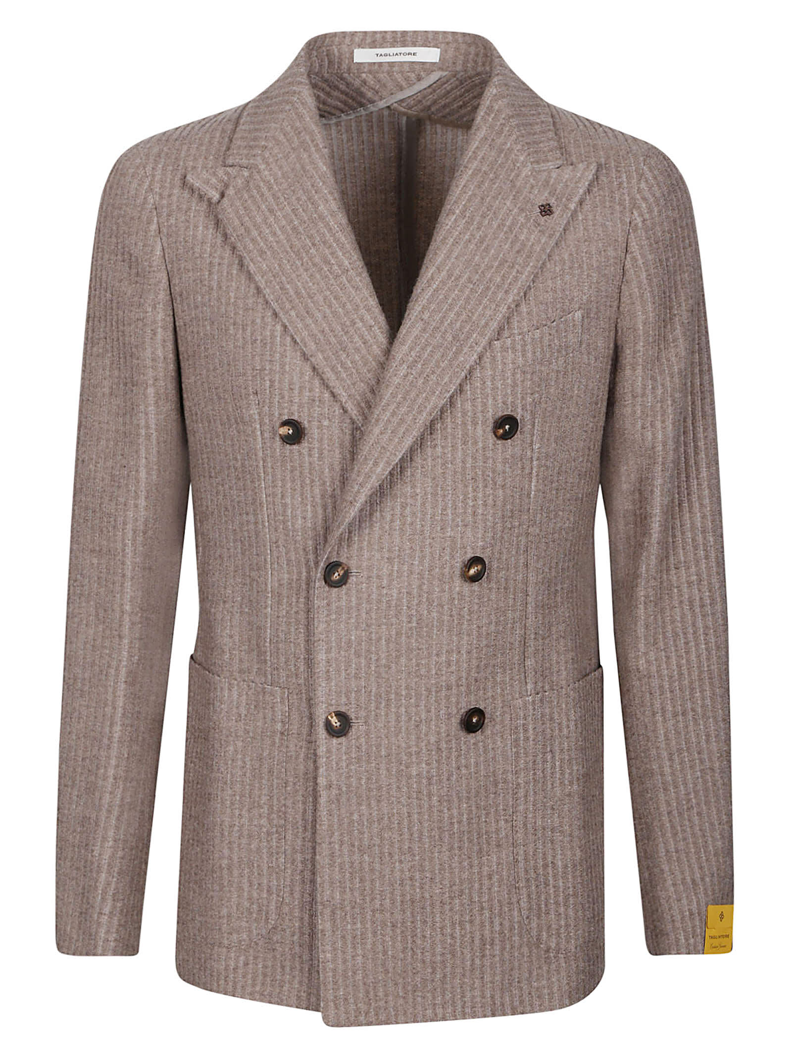 Tagliatore Jacket In Tortora | ModeSens