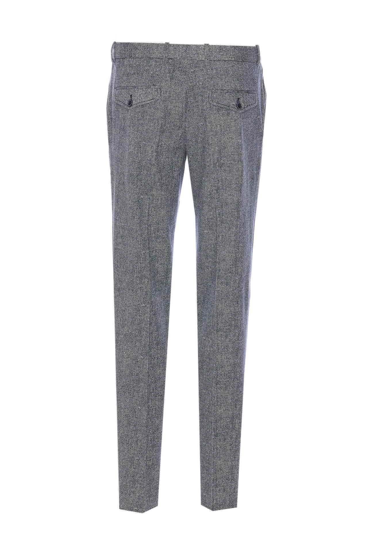 Circolo 1901 Regular Fit Trousers With Pockets And Belt Loops In Gray