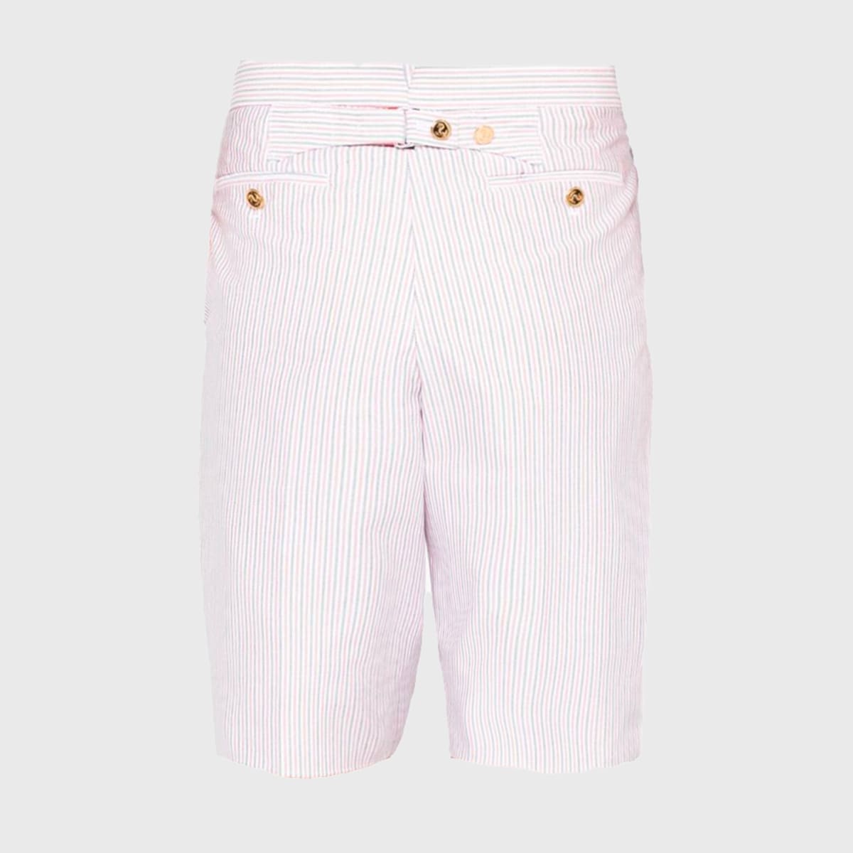 Shop Thom Browne Multicolor Cotton Short In Red
