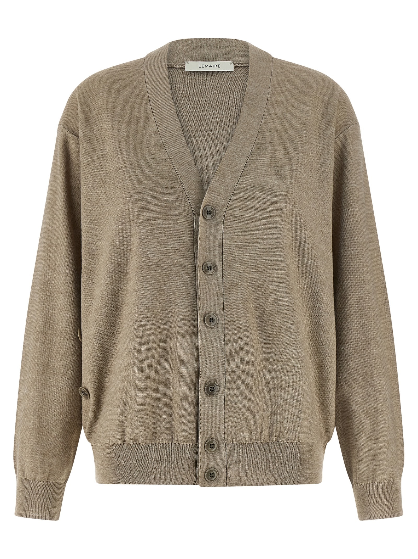 Lemaire Relaxed Twisted Cardigan In Neutral