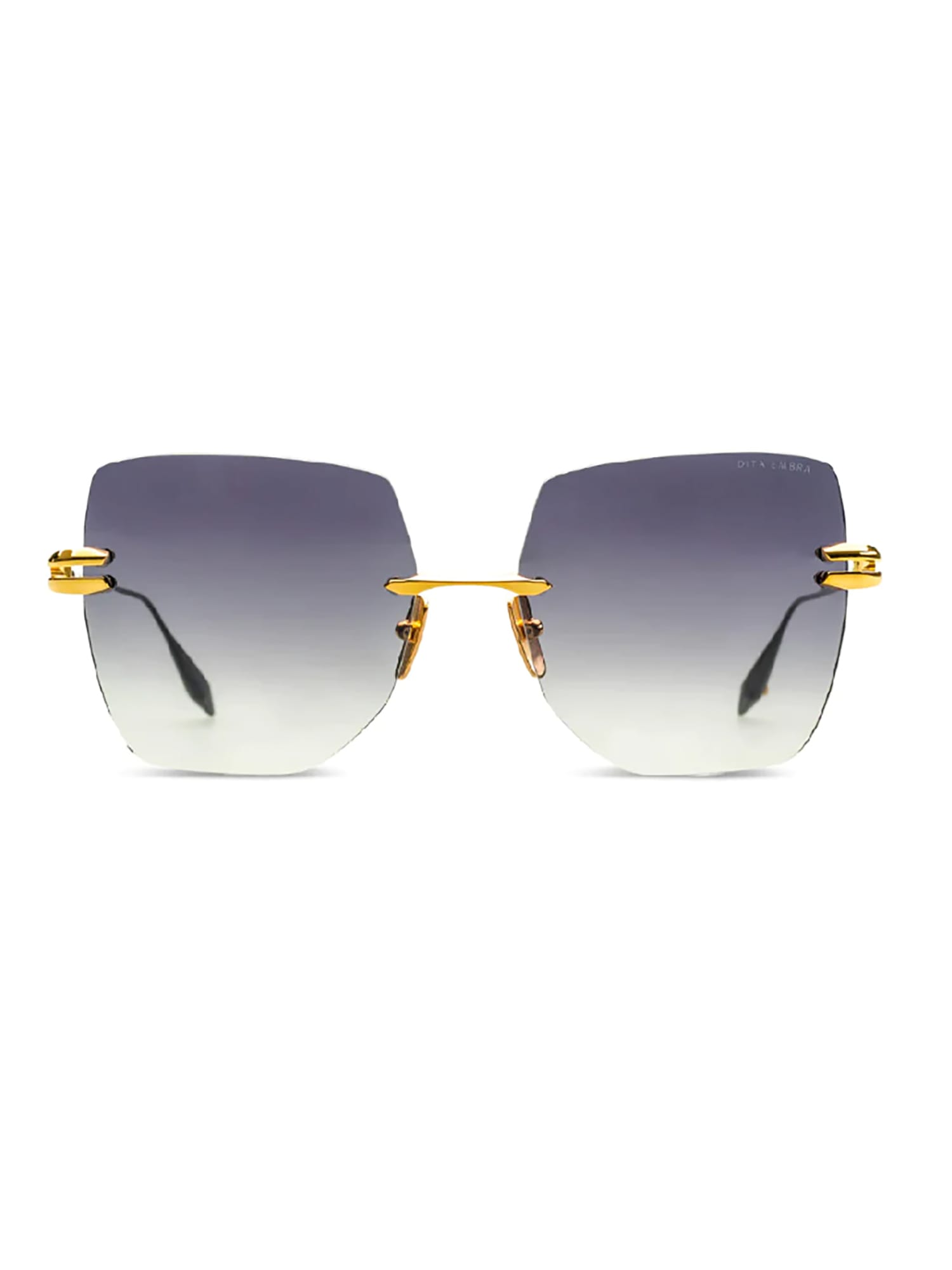 Dita Embra Dts155-a-01 Butterfly Sunglasses In Yellow Gold_black Rhodium