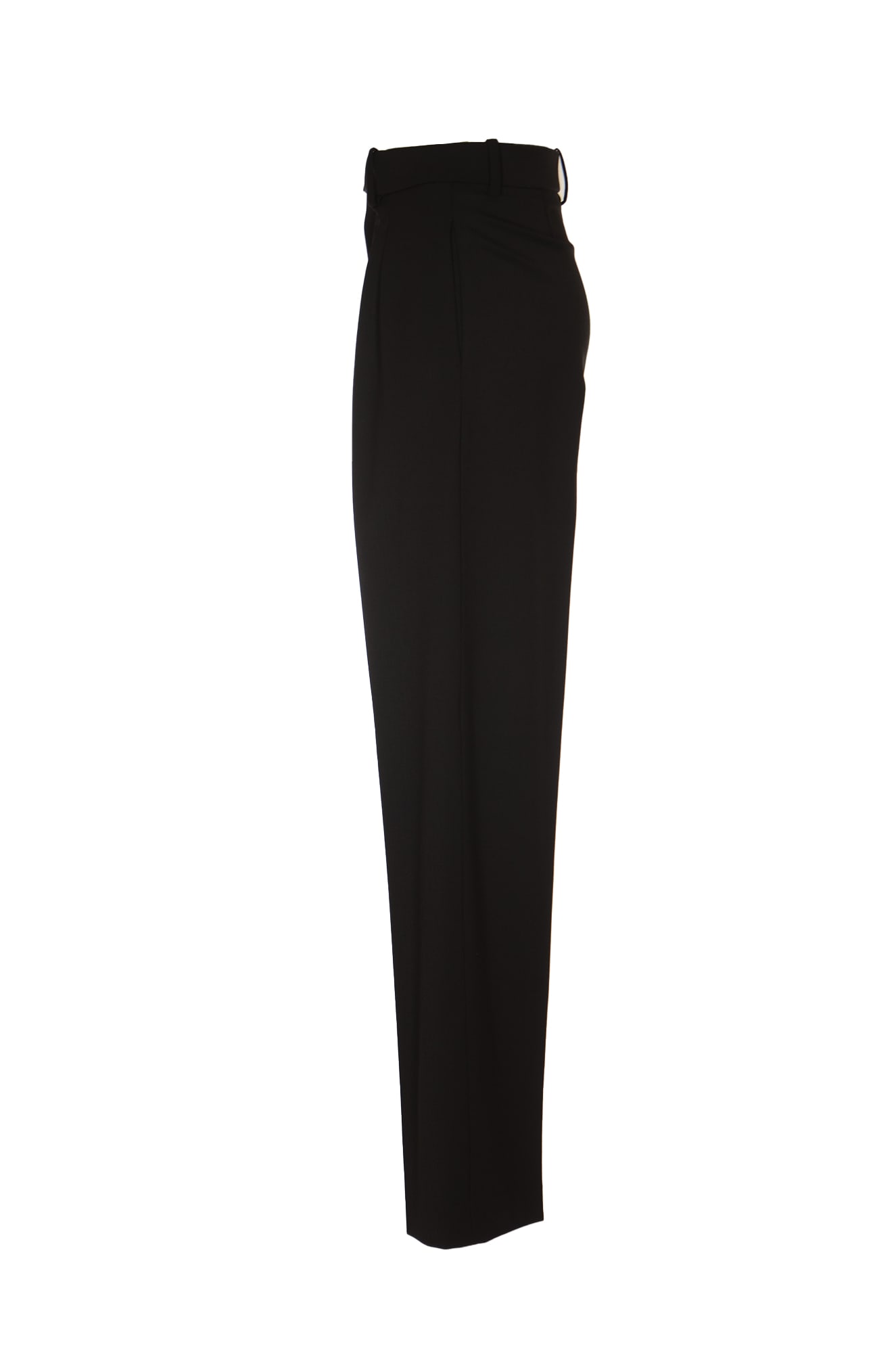 Shop Federica Tosi Straight Trousers In Black