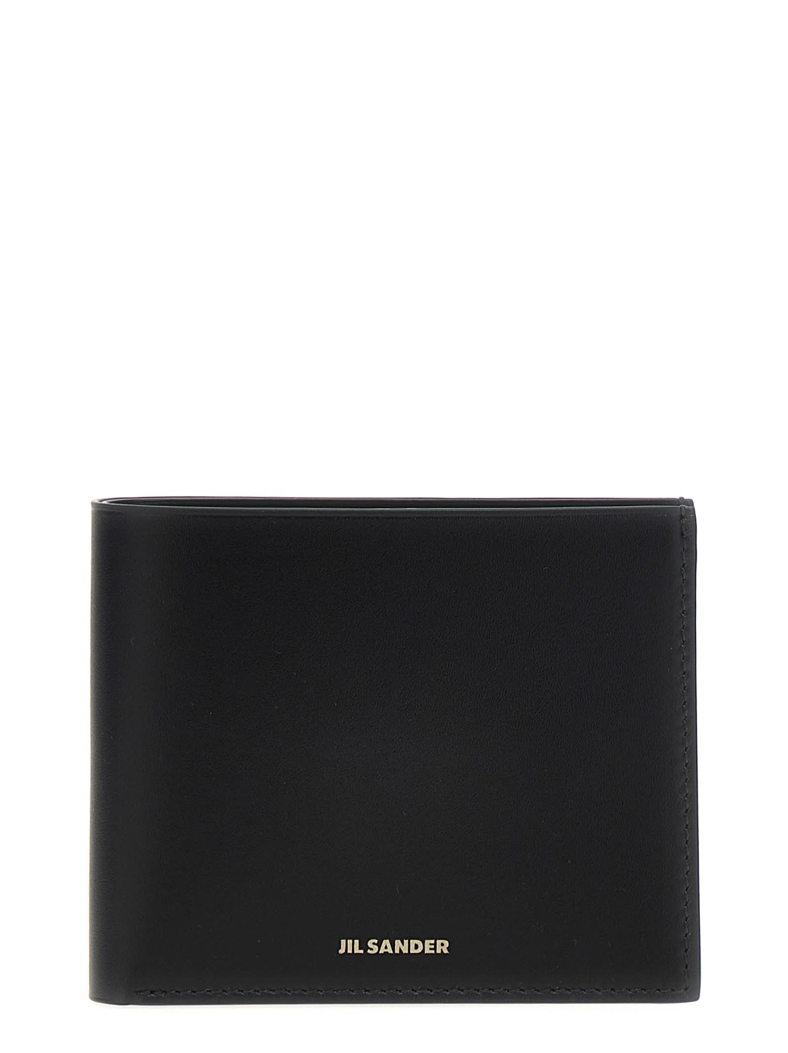 Shop Jil Sander Pocket Wallet In Black