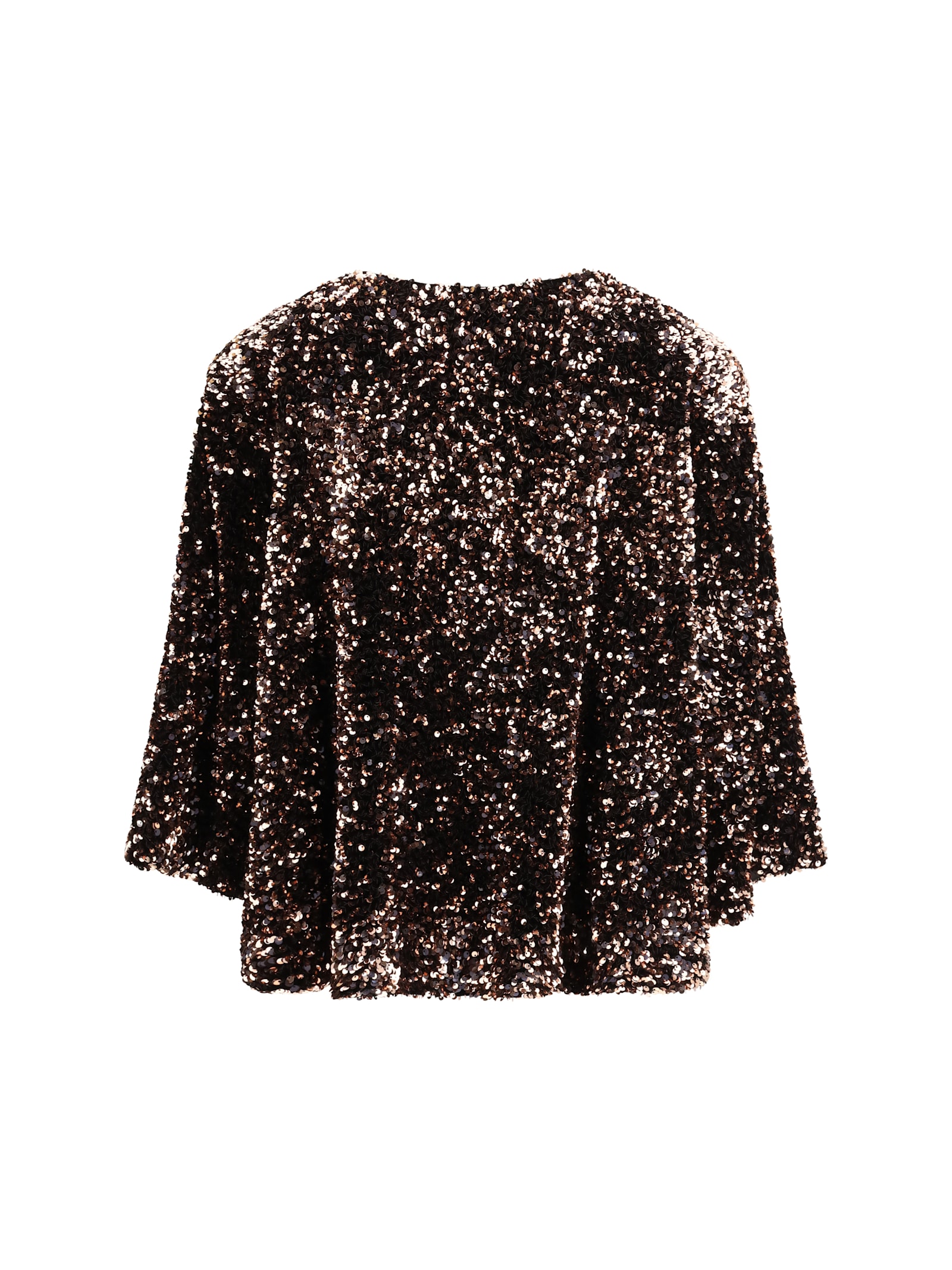 Ella Brown Polyester Blouse