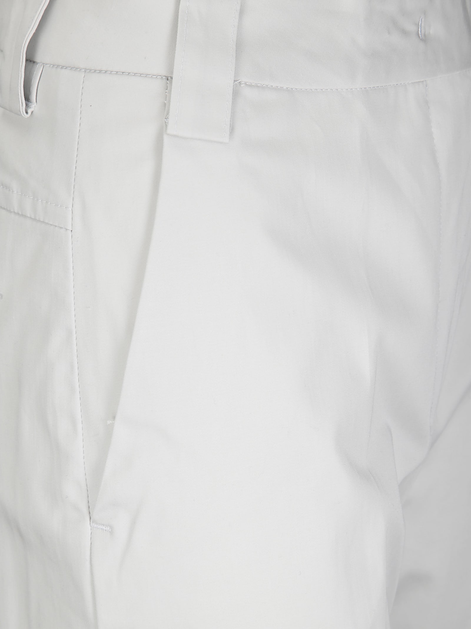 The Latest Thelatest Tailored White Palazzo Pants With Hook
