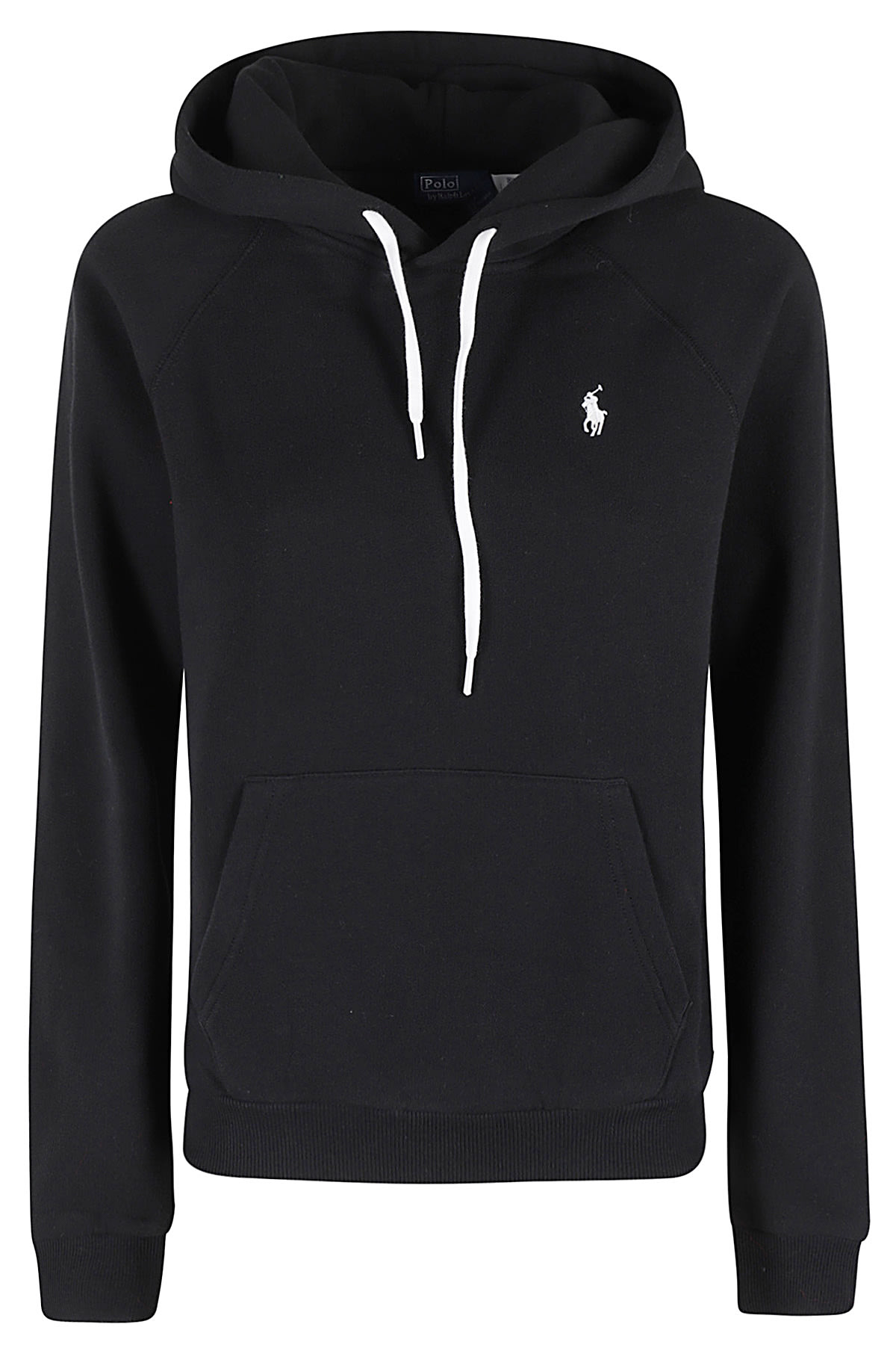 Shop Polo Ralph Lauren Prl Shrknhd Long Sleeve Sweatshirt In Polo Black