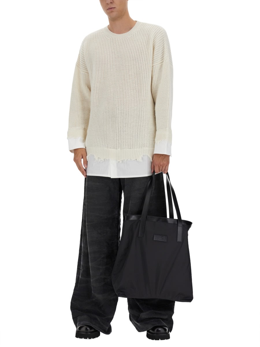 MM6 MAISON MARGIELA SHIRT BOTTOM SWEATER 