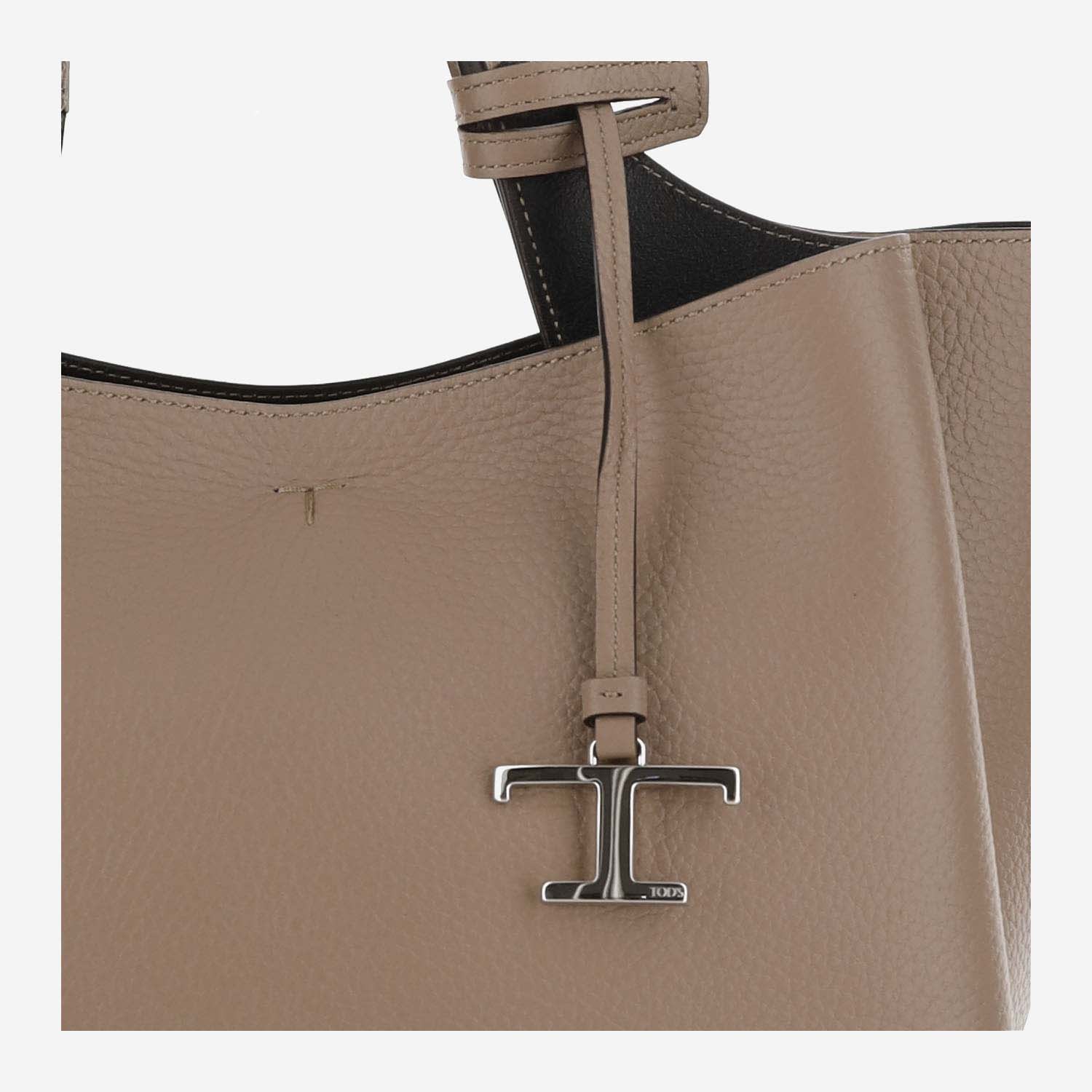 Shop Tod's Mini Leather Handbag In F