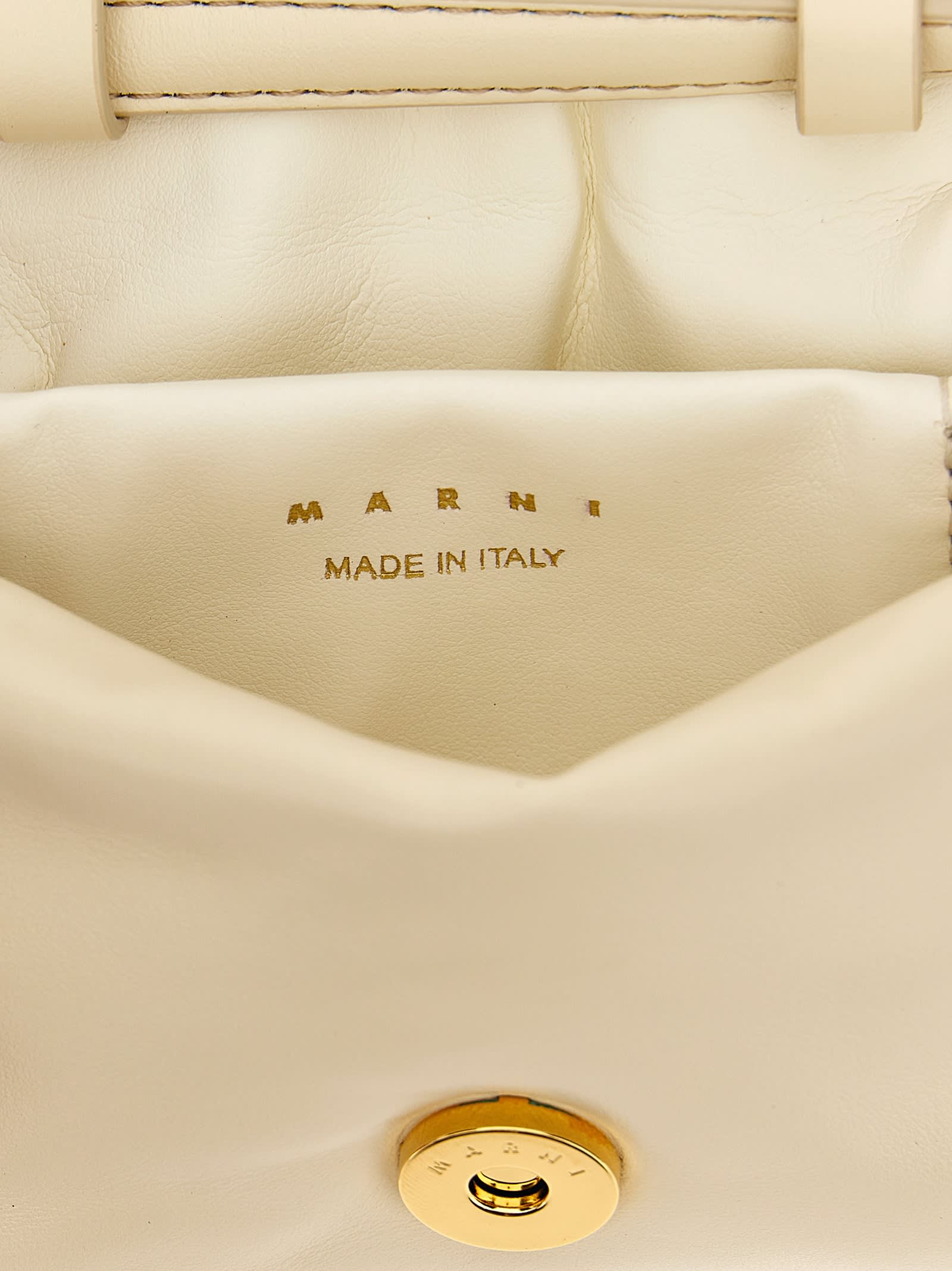 Shop Marni Prisma Mini Clutch Bag In White