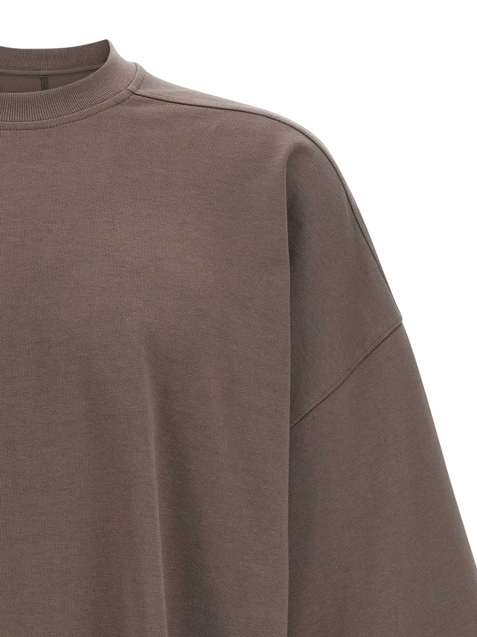 Rick Owens Tommy T T-shirt Gray In Gray