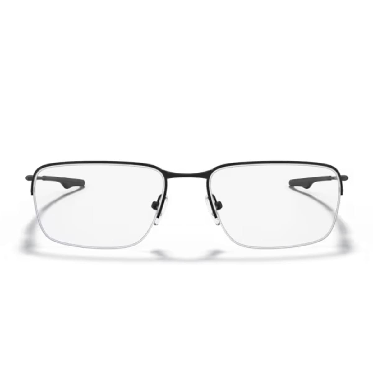 Oakley Wingback Sq 54mm Semirimless Rectangular Optical Glasses In Black