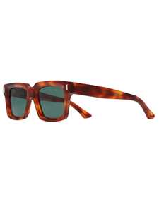 Shop Cutler And Gross 1386 Eyewear In Honey Turtle Havana