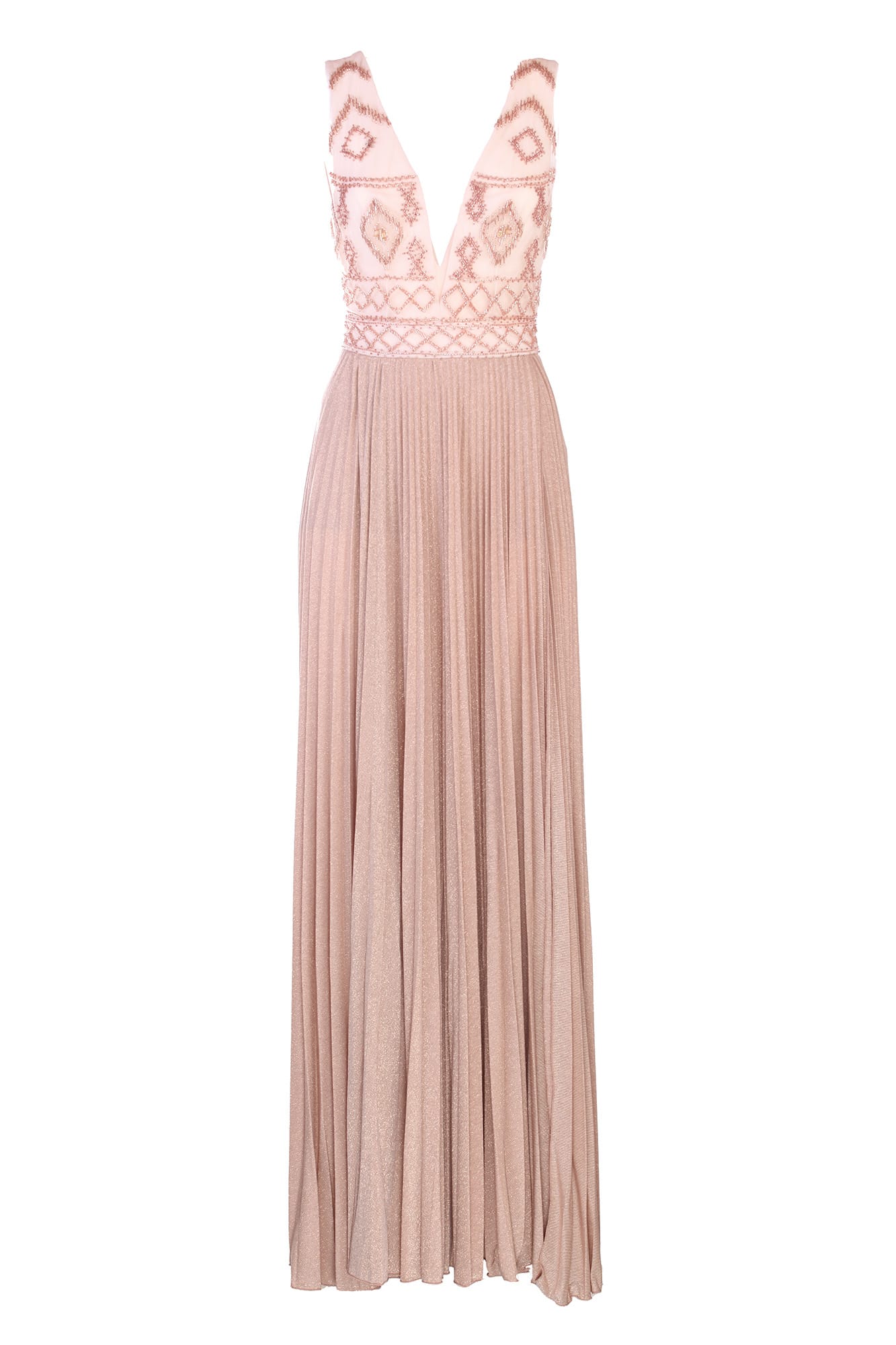 Elisabetta Franchi Dress  Woman Color Blush Pink In Cipria