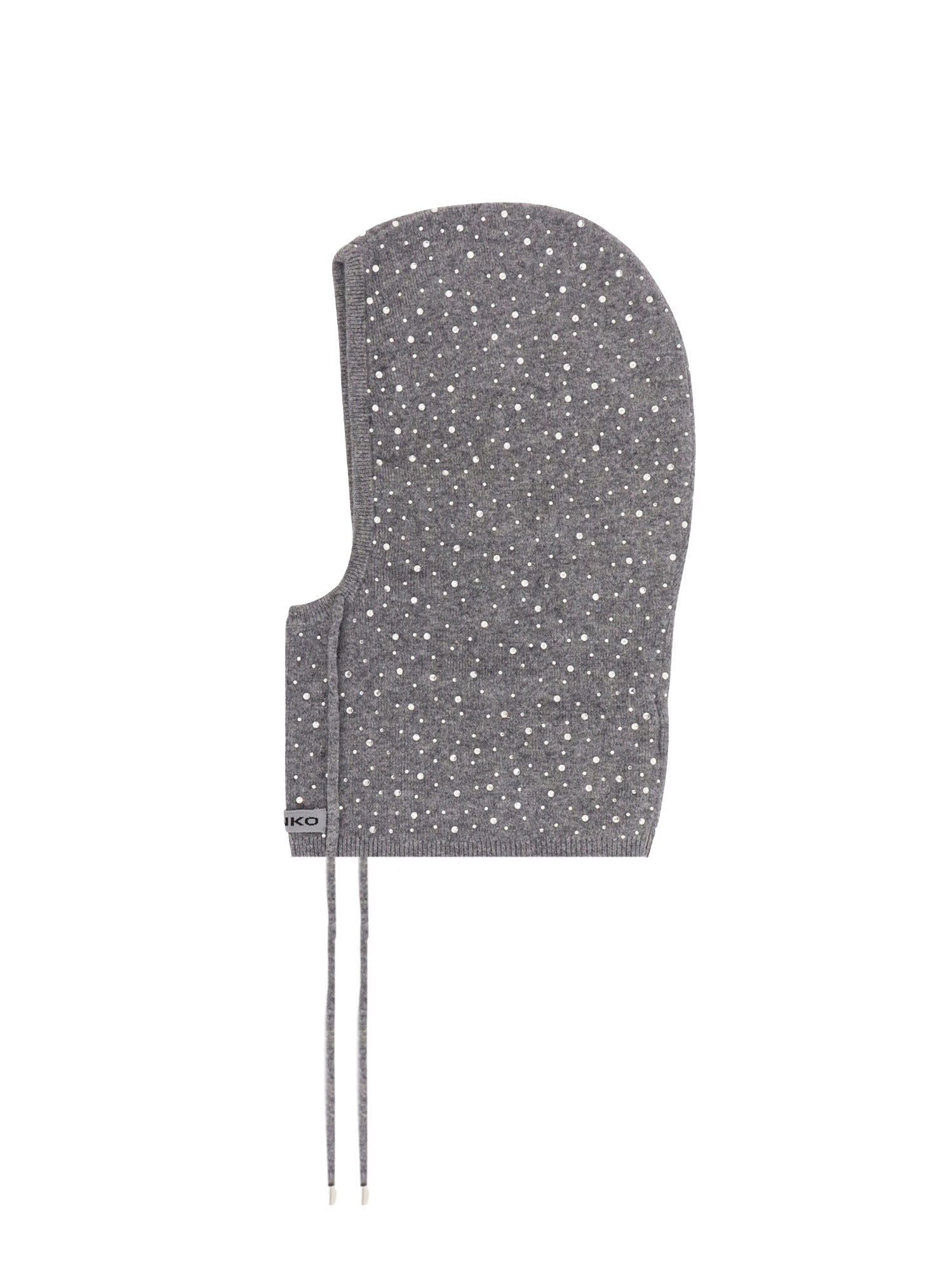 Pinko Wool Balaclava In Gray