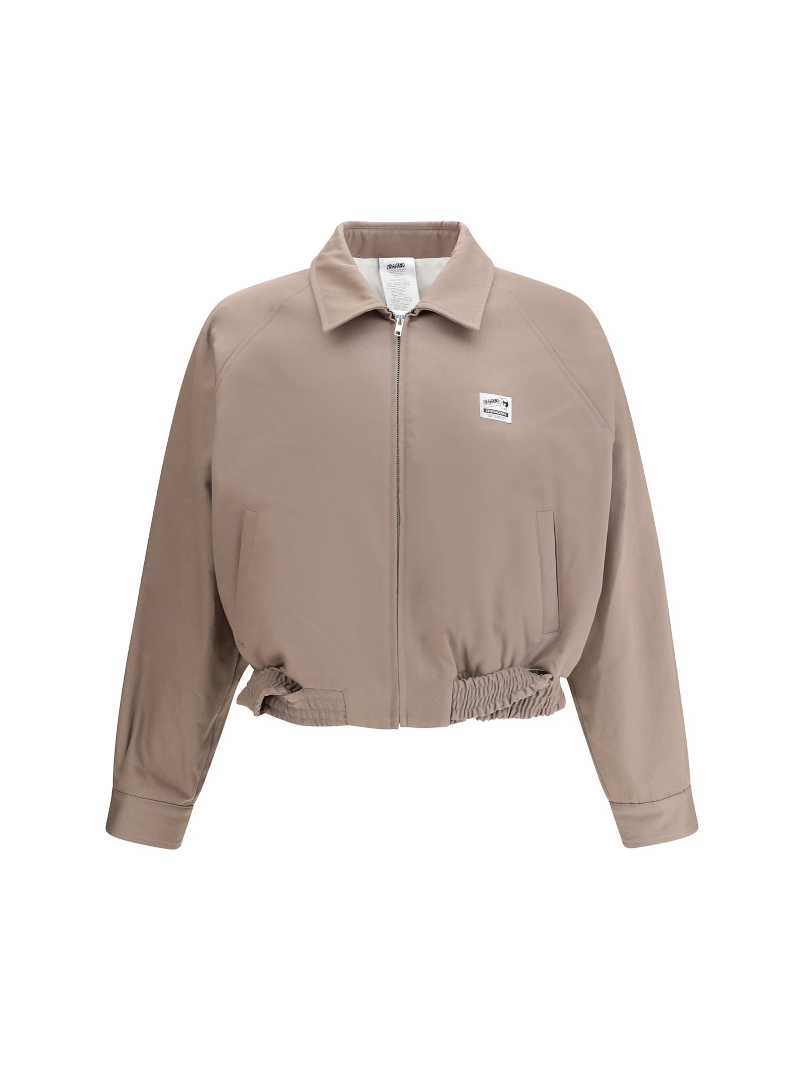 Magliano Front Zip Lounge Jacket In Brown