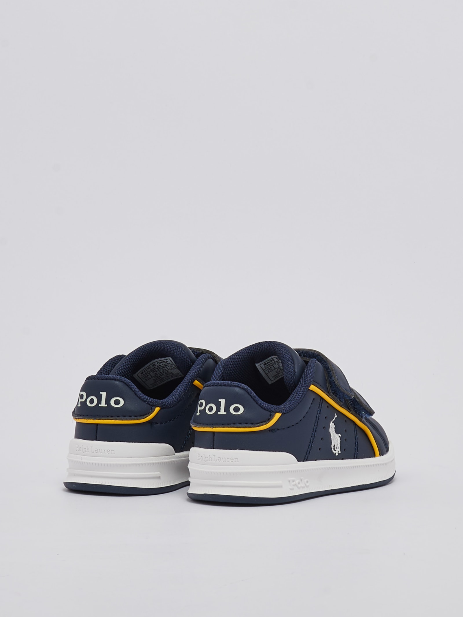 Shop Polo Ralph Lauren Heritage Sneakers Sneaker In Blu