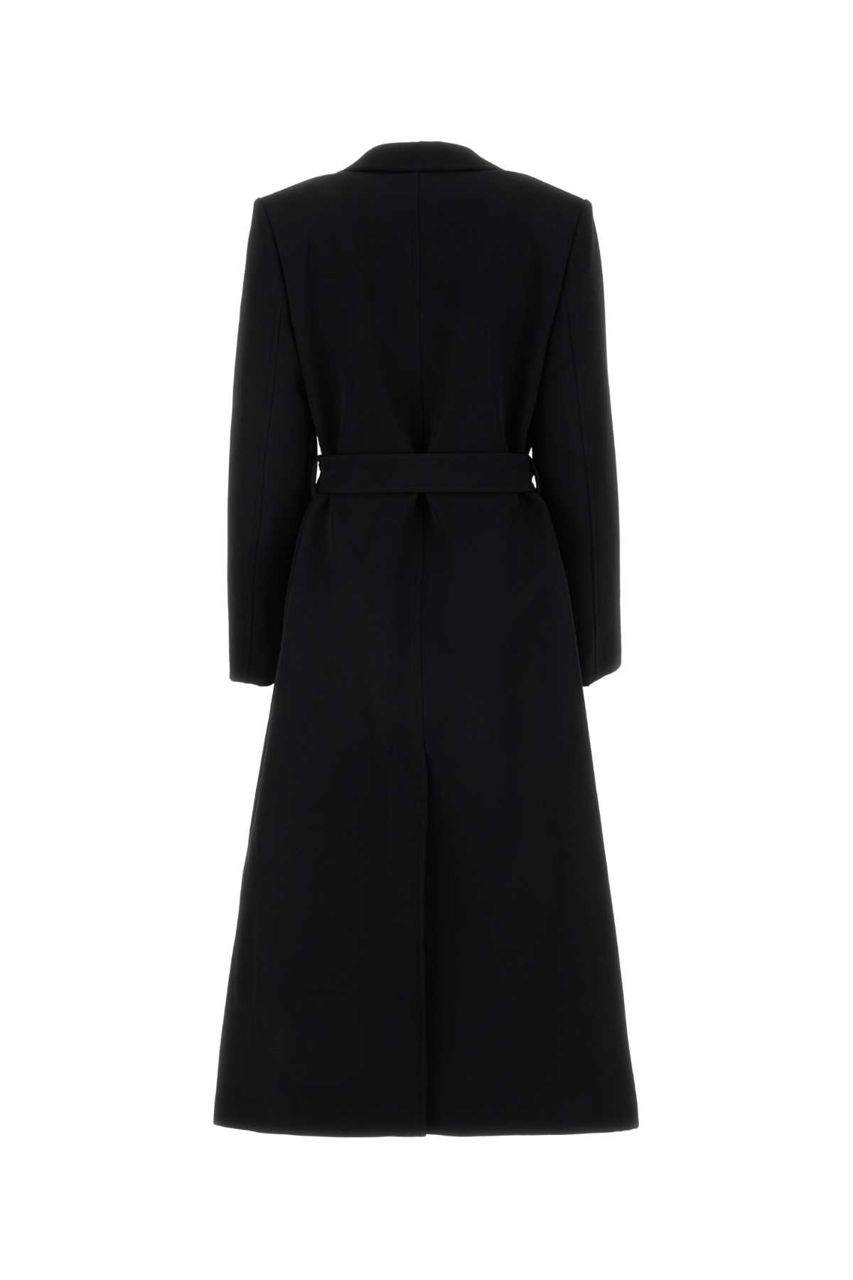 Chloé Black Gabardine Coat
