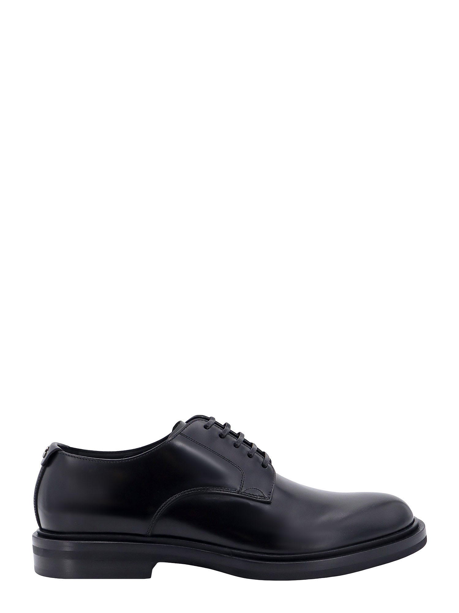 Shop Dolce & Gabbana Lace Up Shoe In Black