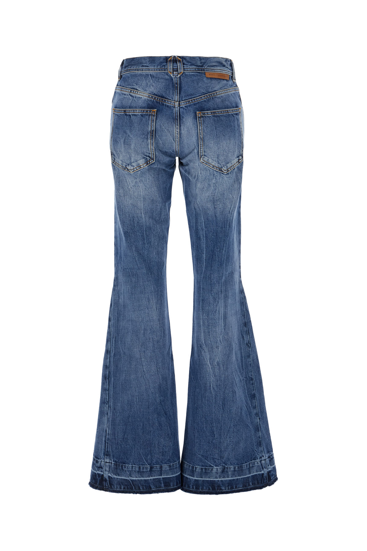 Shop Stella Mccartney Denim Jeans In Mid Blue Vintage