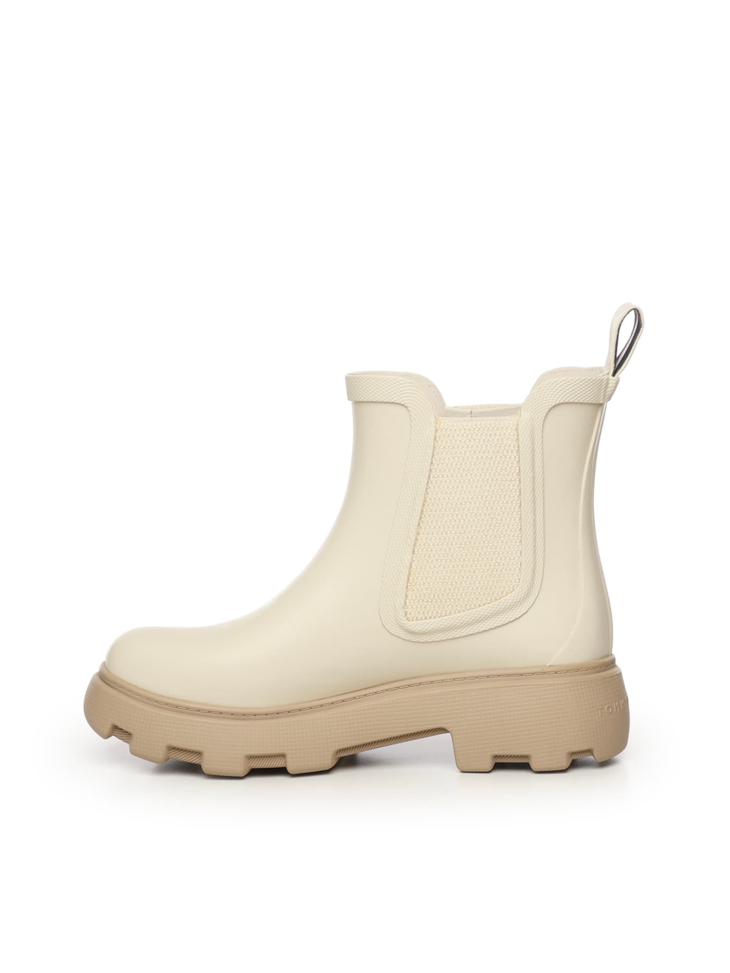 Tommy Hilfiger Rubber Rain Boots In Gray