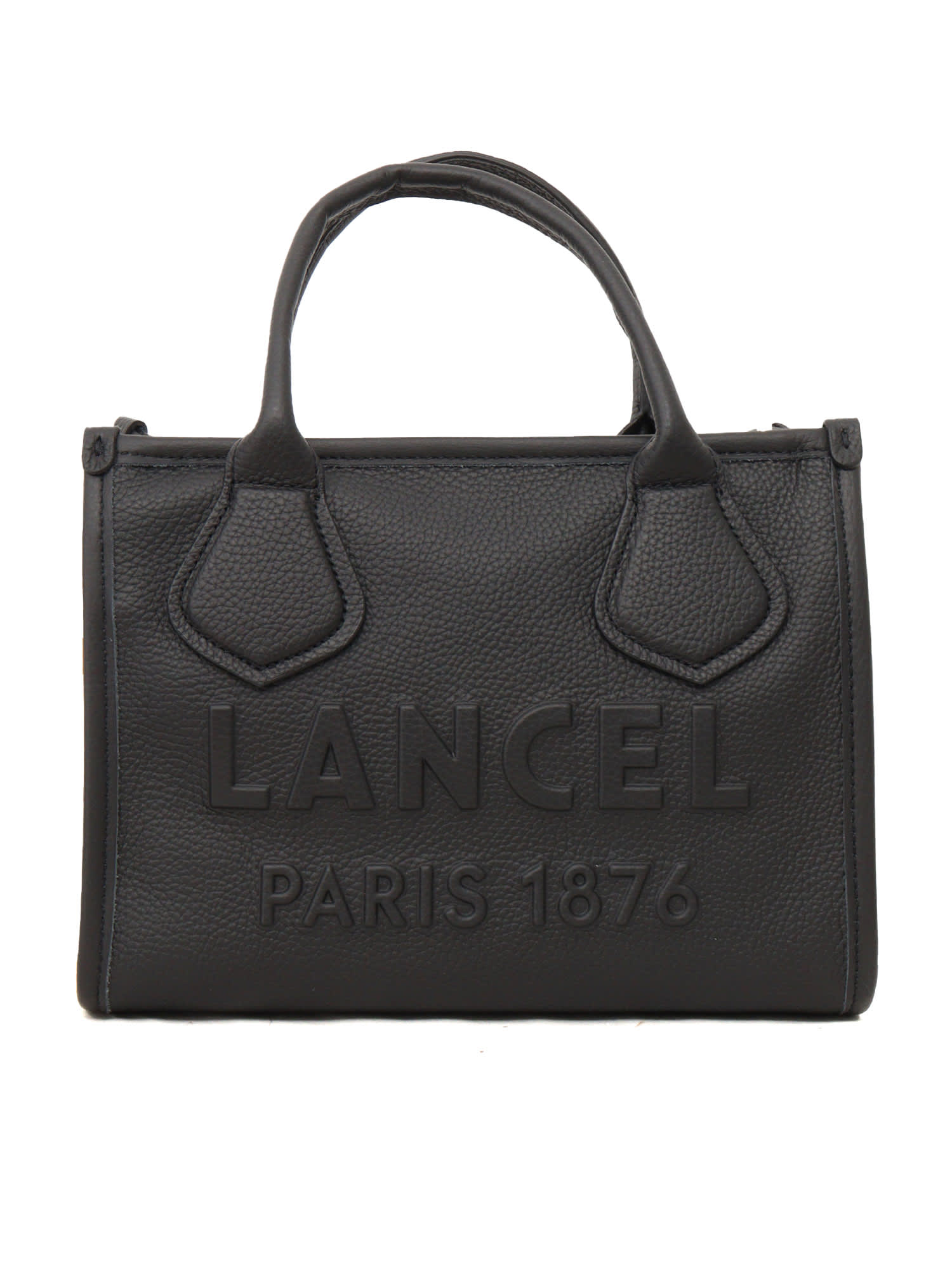 Shop Lancel Zipped Bag S In Black