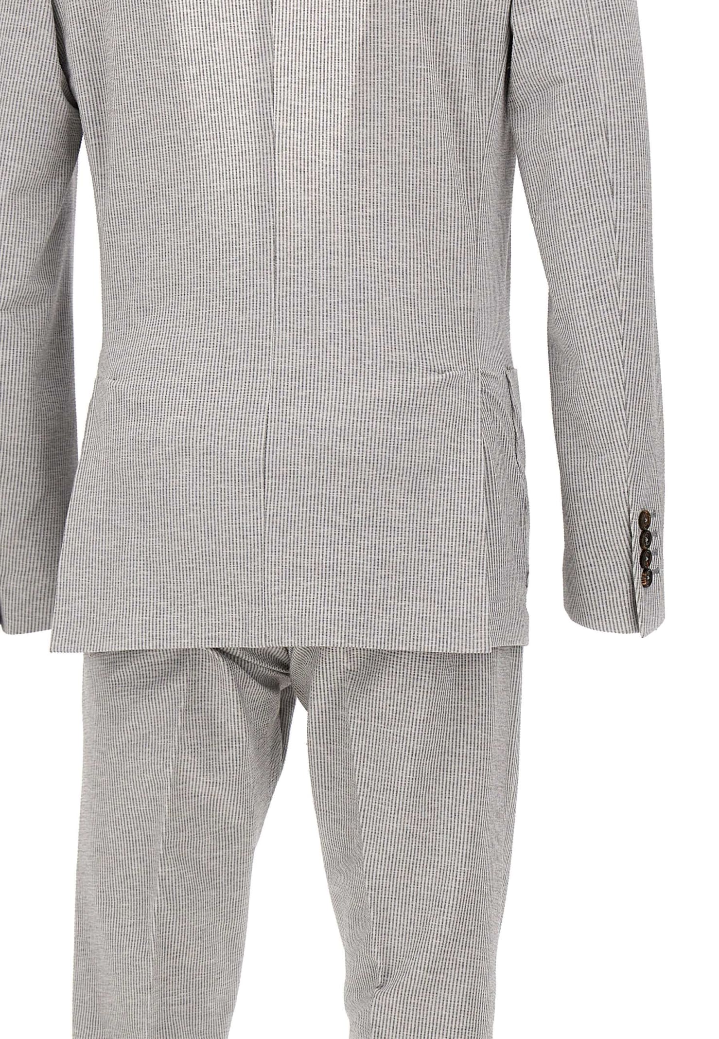 Eleventy Two-piece Suit In Grey
