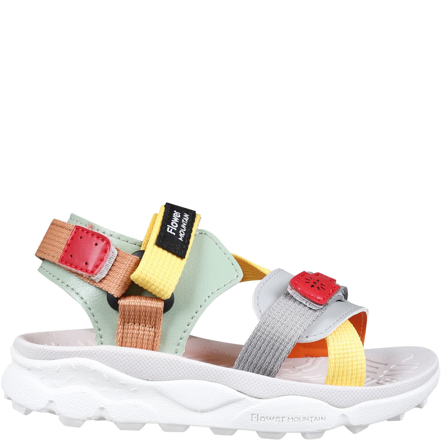 Flower Mountain Kids' Multicolor Nazca Sandals For Boy With Logo