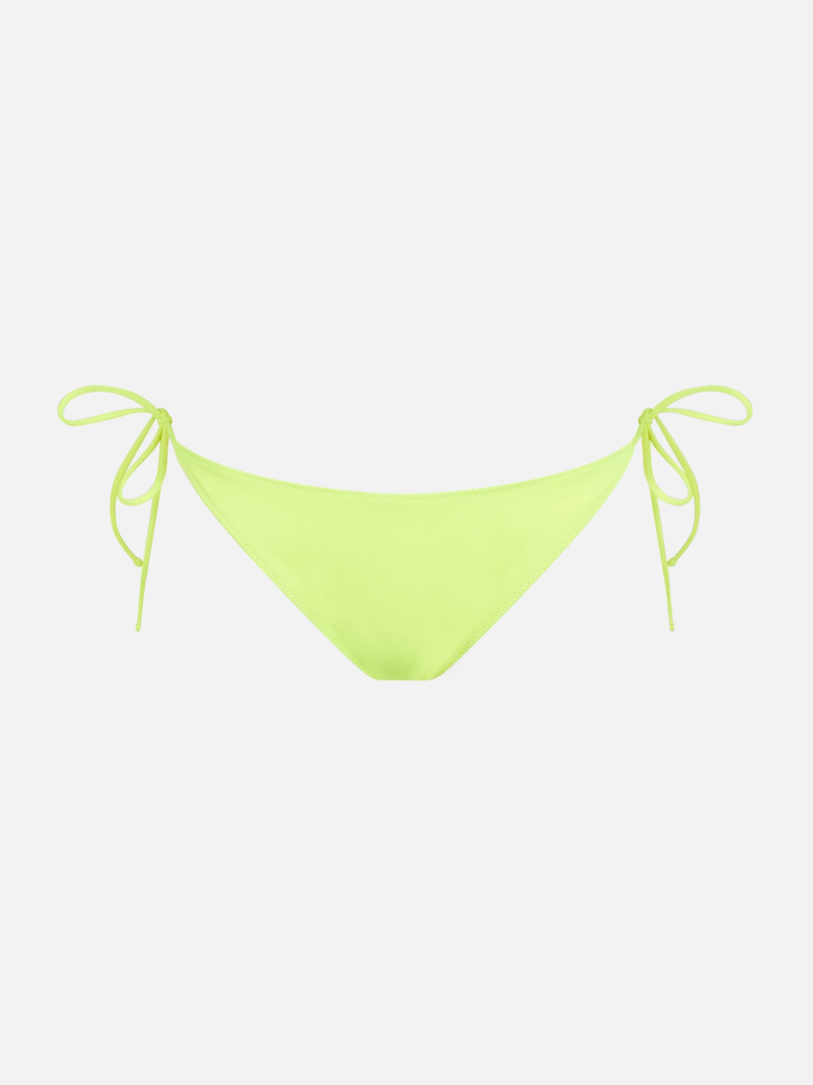 Mc2 Saint Barth Woman Fluo Yellow Classic Swim Briefs Virgo In Yellow
