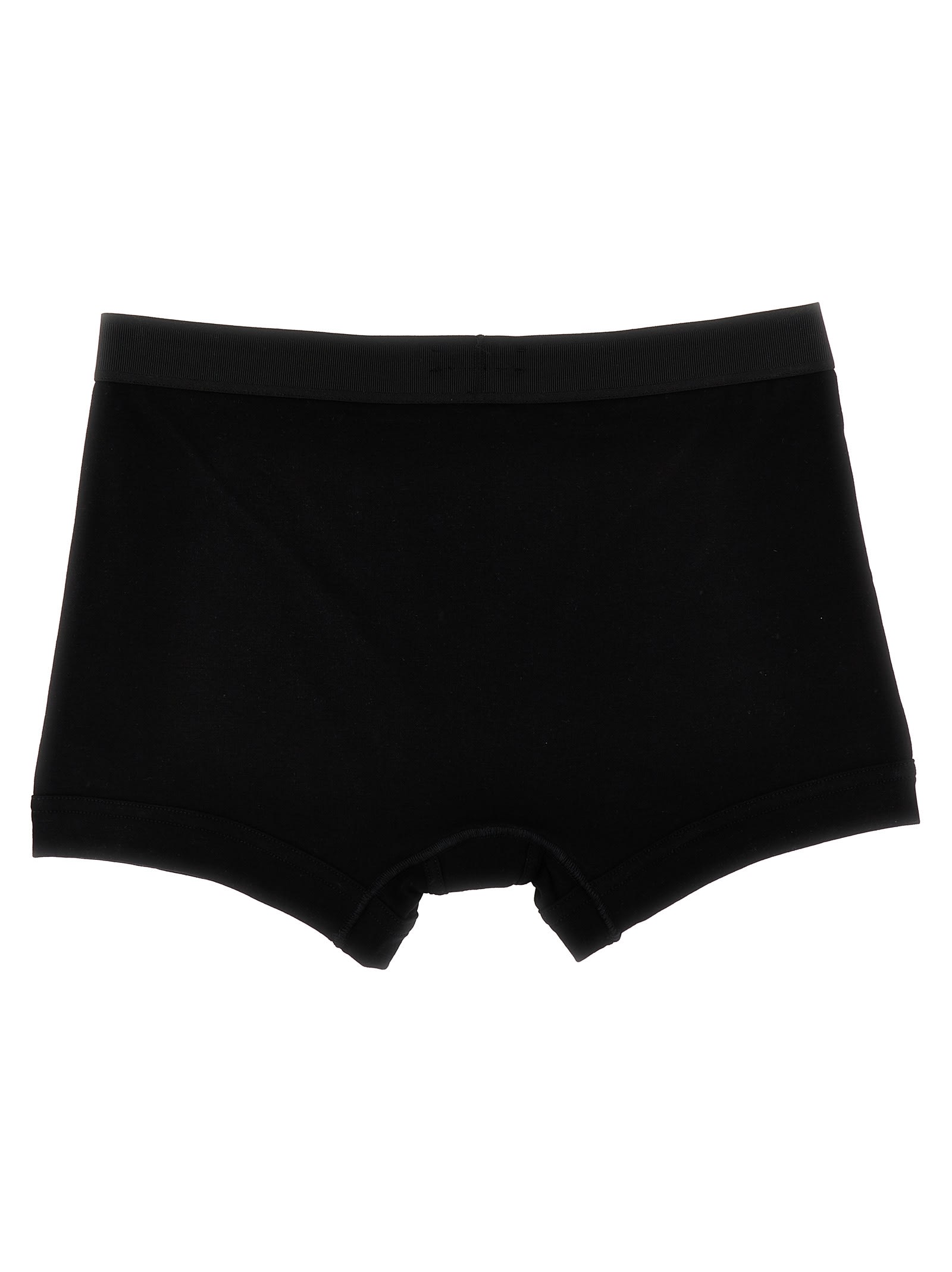 Shop Tom Ford 2-pack Logo Boxers In Black/white