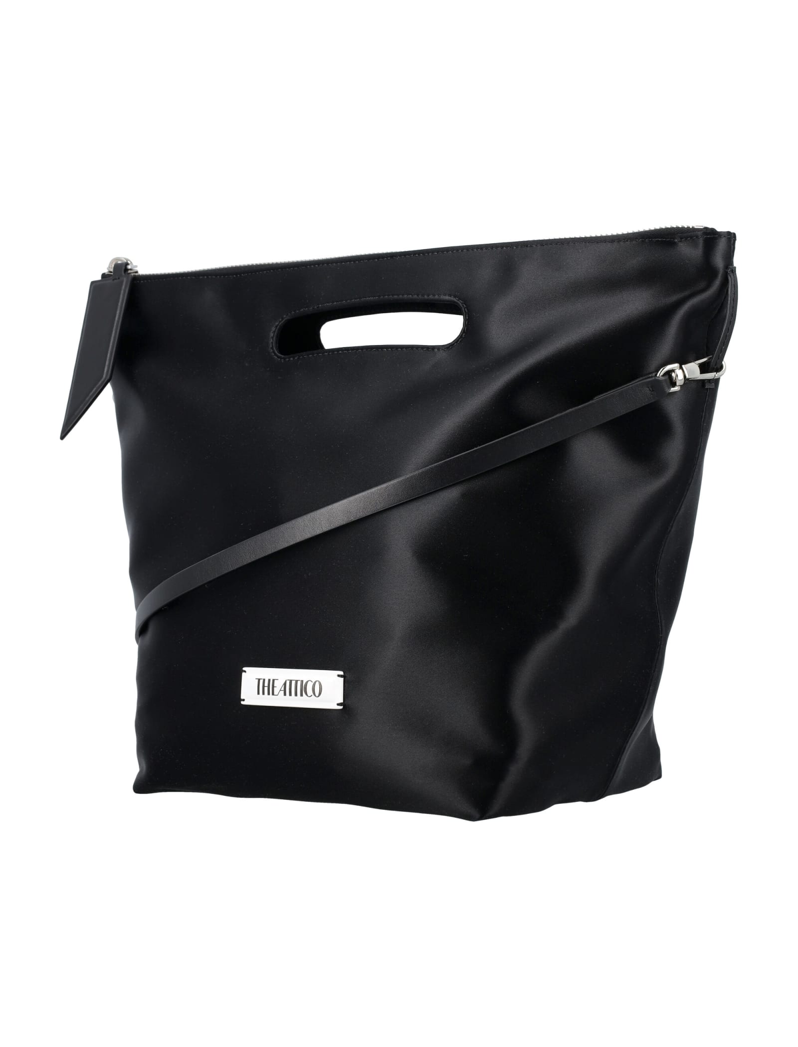 Shop Attico Via Dei Giardini 30 Tote Bag In Black