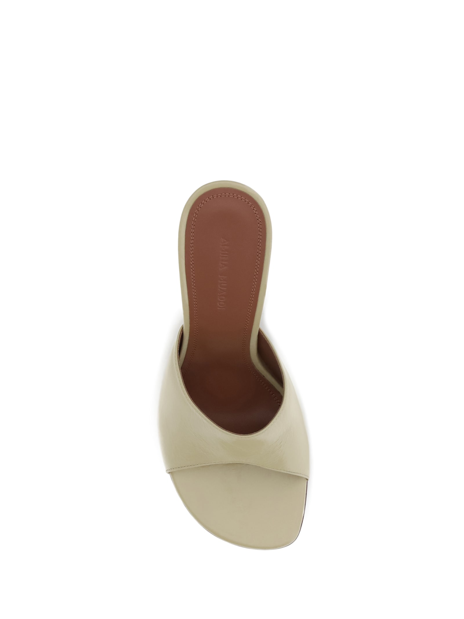 Amina Muaddi Women Taylor Sandals In Neutral