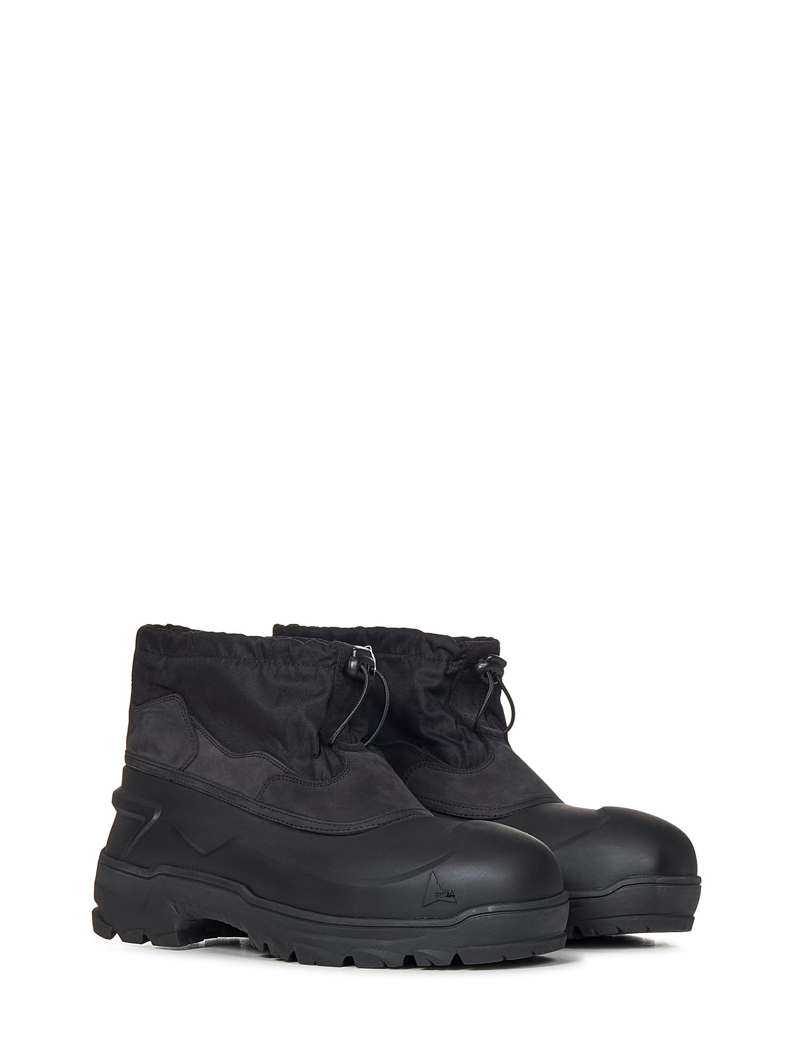 Shop Roa Low Top Rubber Boots In Black